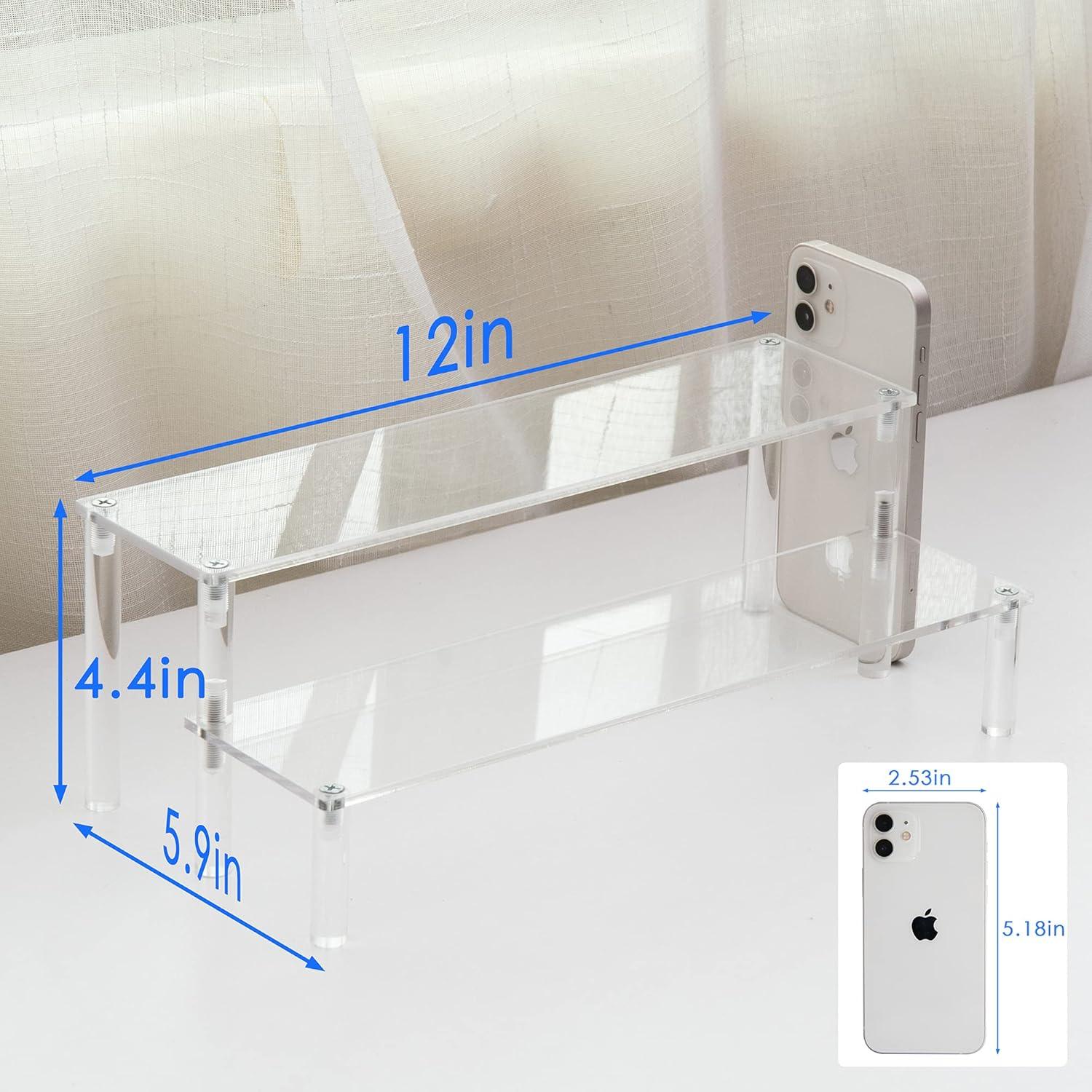 Soporte de Exhibición Acrílico IHOMECOOKER 2 Niveles para Cupcakes