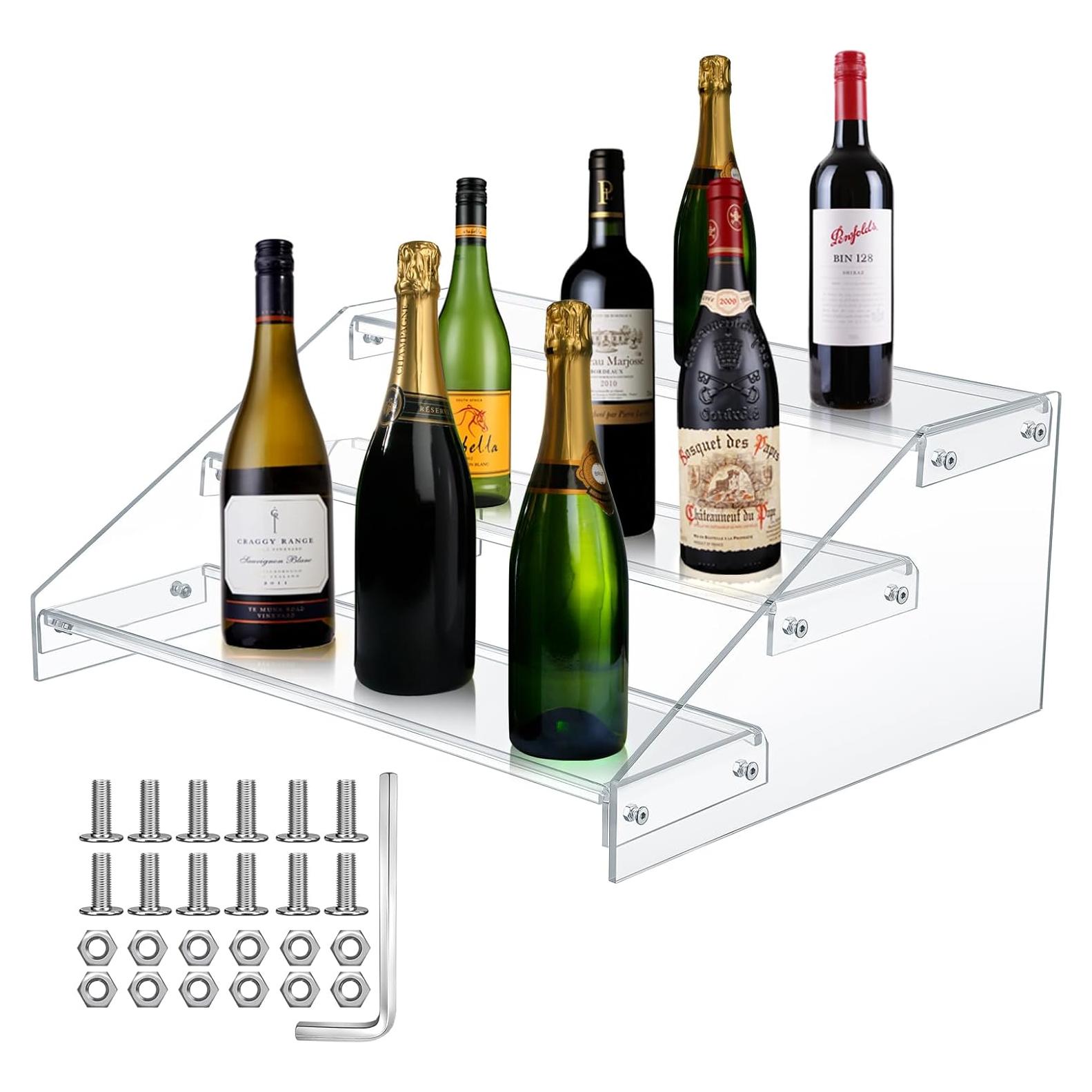 Estante de Exhibición de Acrílico RattanView 3 Niveles 36x30 cm