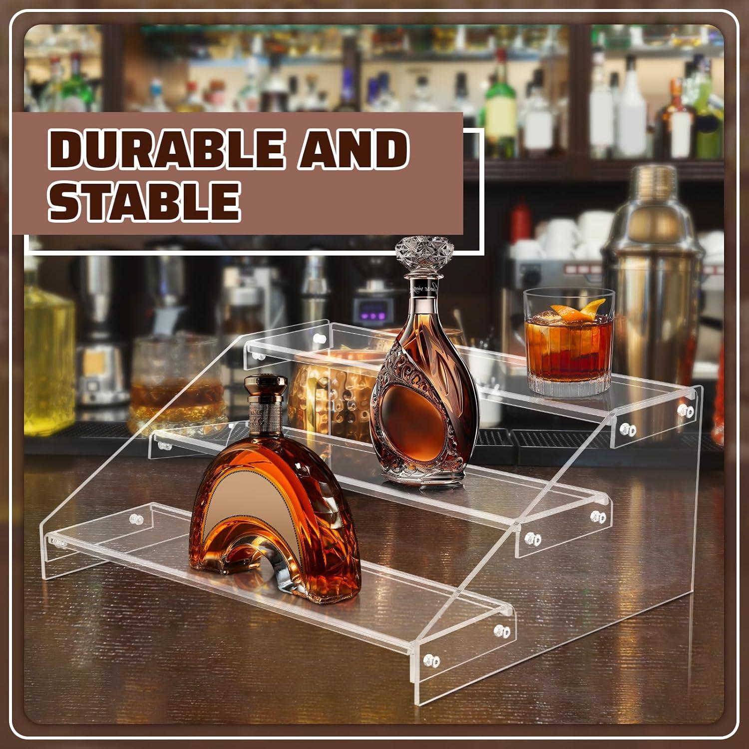 Estante de Exhibición de Acrílico RattanView 3 Niveles 36x30 cm