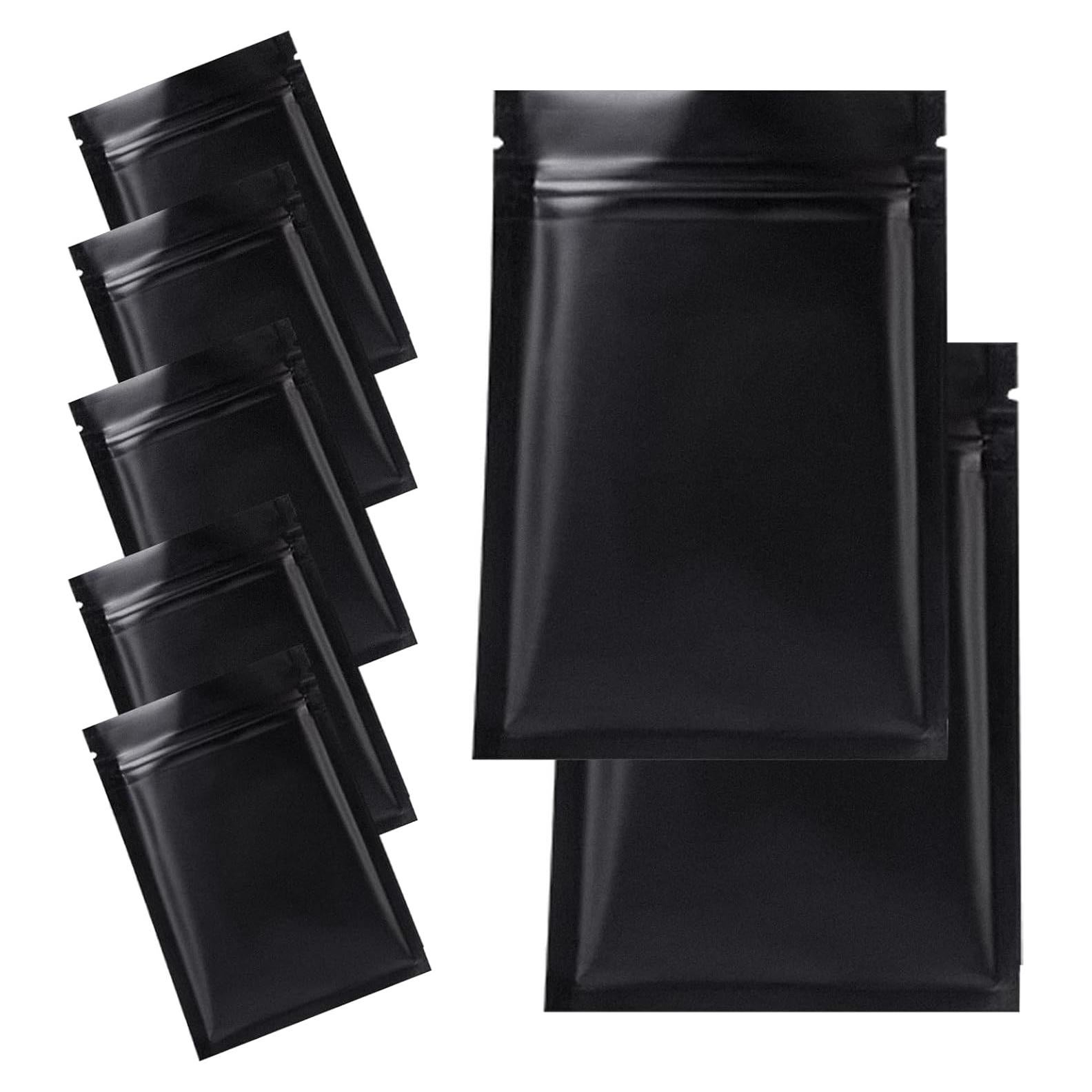 200 Bolsas Mylar Reutilizables 10x15 cm a Prueba de Olores LEOSINDA