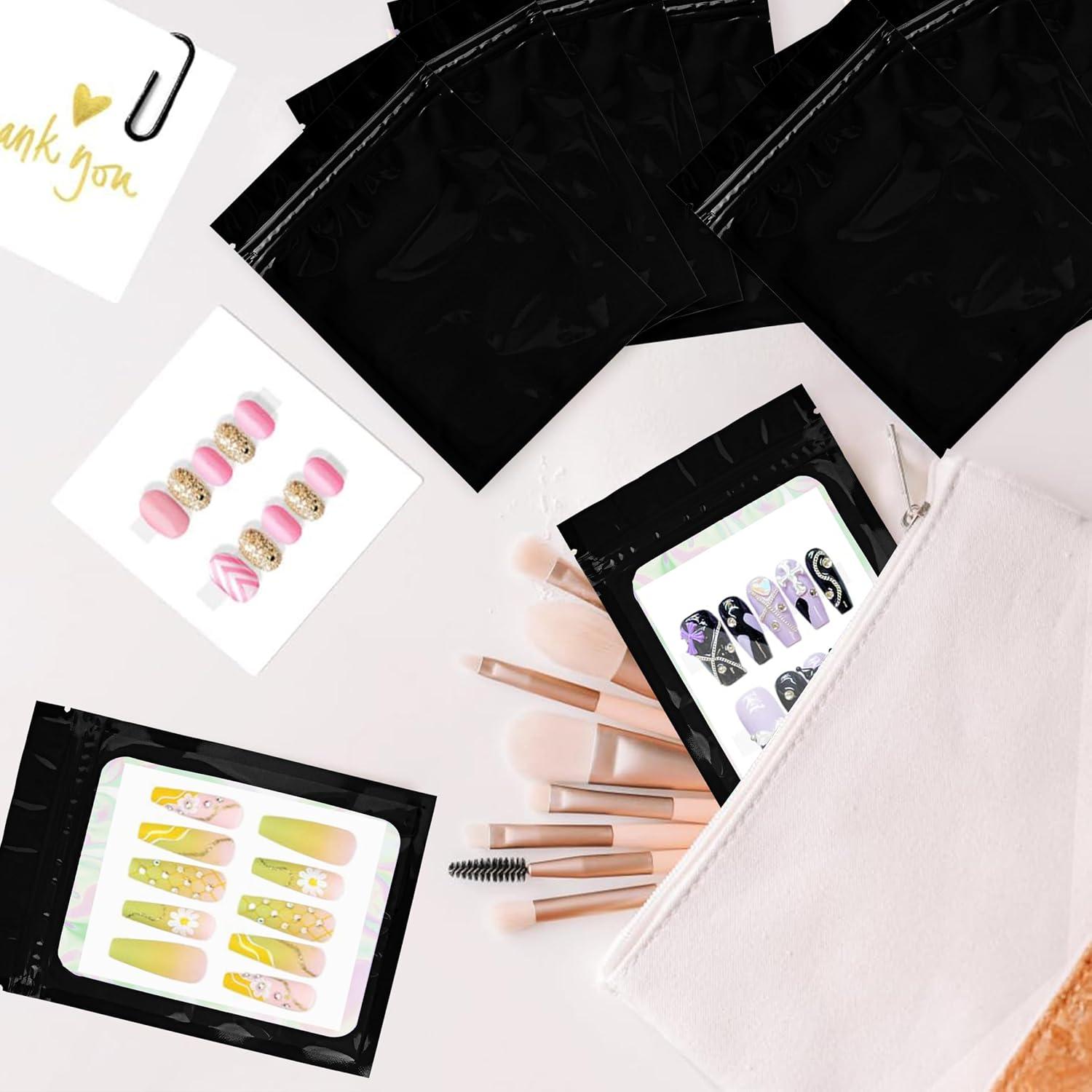 Juego de 201 Bolsas de Almacenamiento de Uñas Yazabai