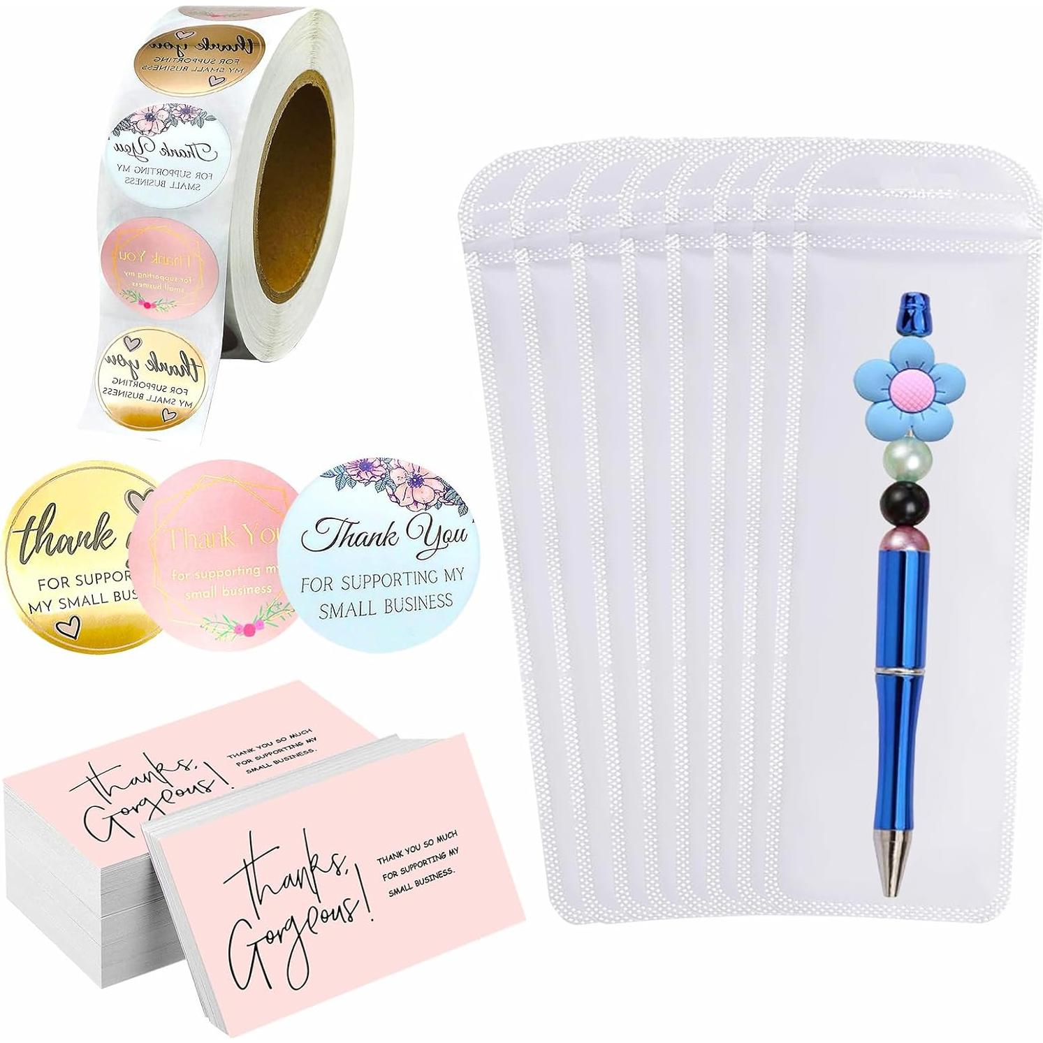 650 Bolsas Reutilizables Transparentes Leeo 6.99x21.95cm con Adhesivos