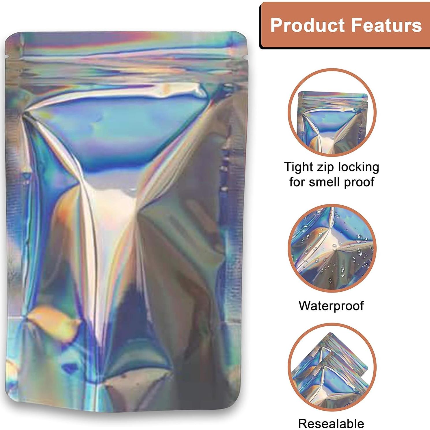 Bolsas Mylar AAS Holográficas Reutilizables 150 Piezas