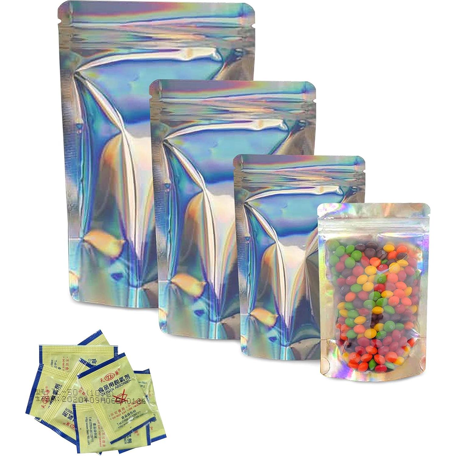 Bolsas Mylar AAS Holográficas Reutilizables 150 Piezas