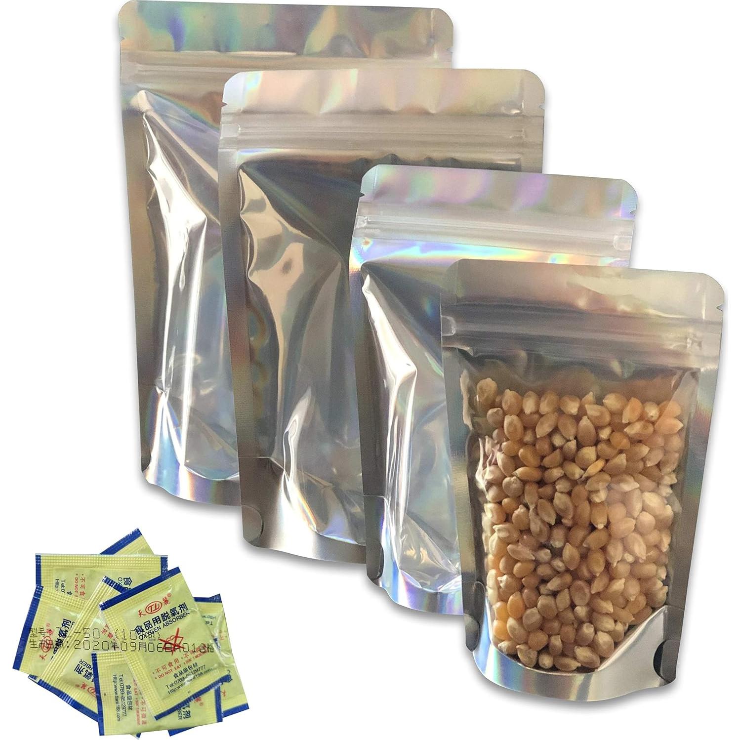 Bolsas Mylar AAS Holográficas Reutilizables 150 Piezas