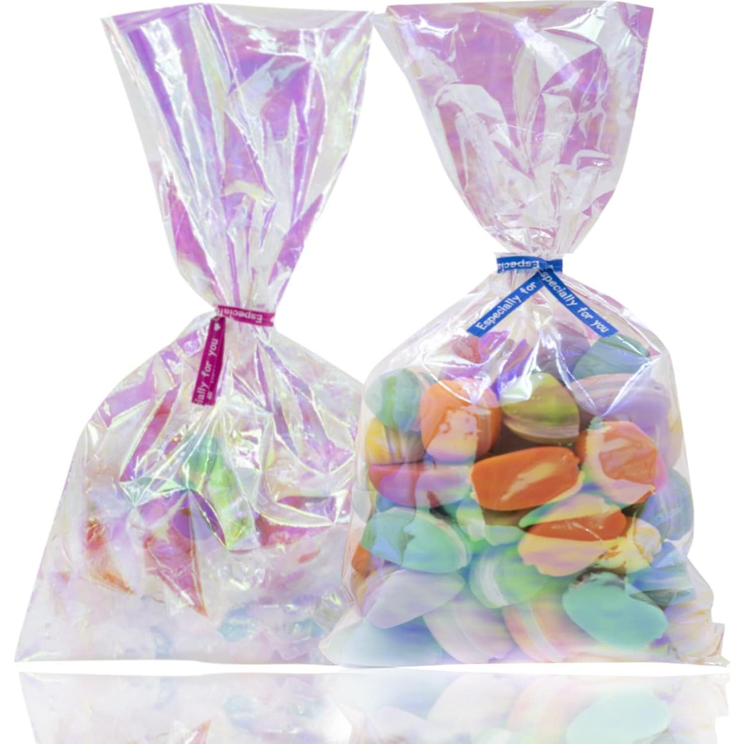 Bolsas de Celofán Holográficas Ctoiotc 12.7x17.8 cm - 100 Piezas