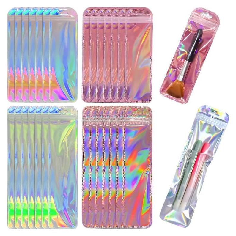 160 Bolsas Holográficas Reutilizables INKNOTE 24x6.5cm y 18.5x6cm