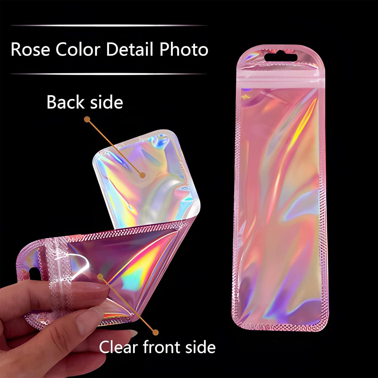 160 Bolsas Holográficas Reutilizables INKNOTE 24x6.5cm y 18.5x6cm