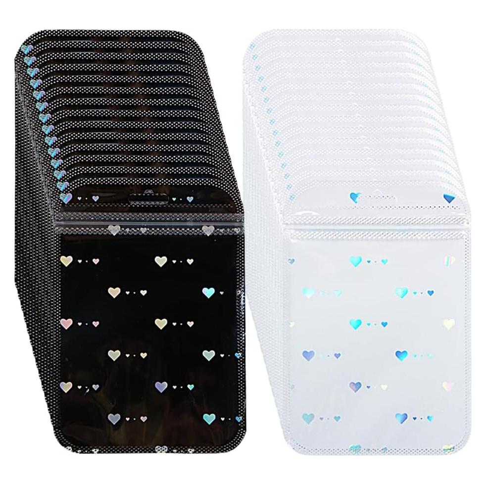 100 Bolsas Mylar Reutilizables Ddayup 10x15 cm Holográficas