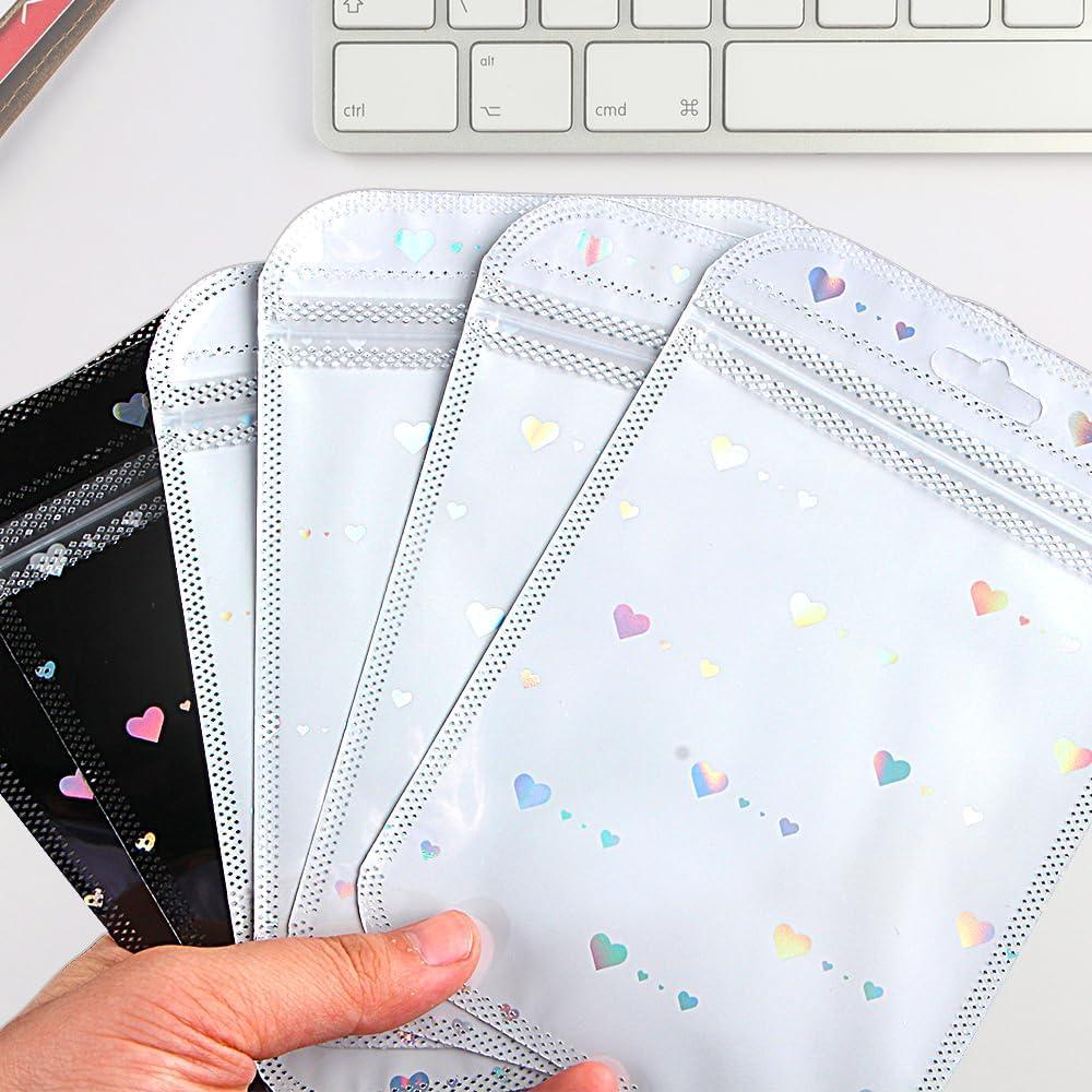 100 Bolsas Mylar Reutilizables Ddayup 10x15 cm Holográficas