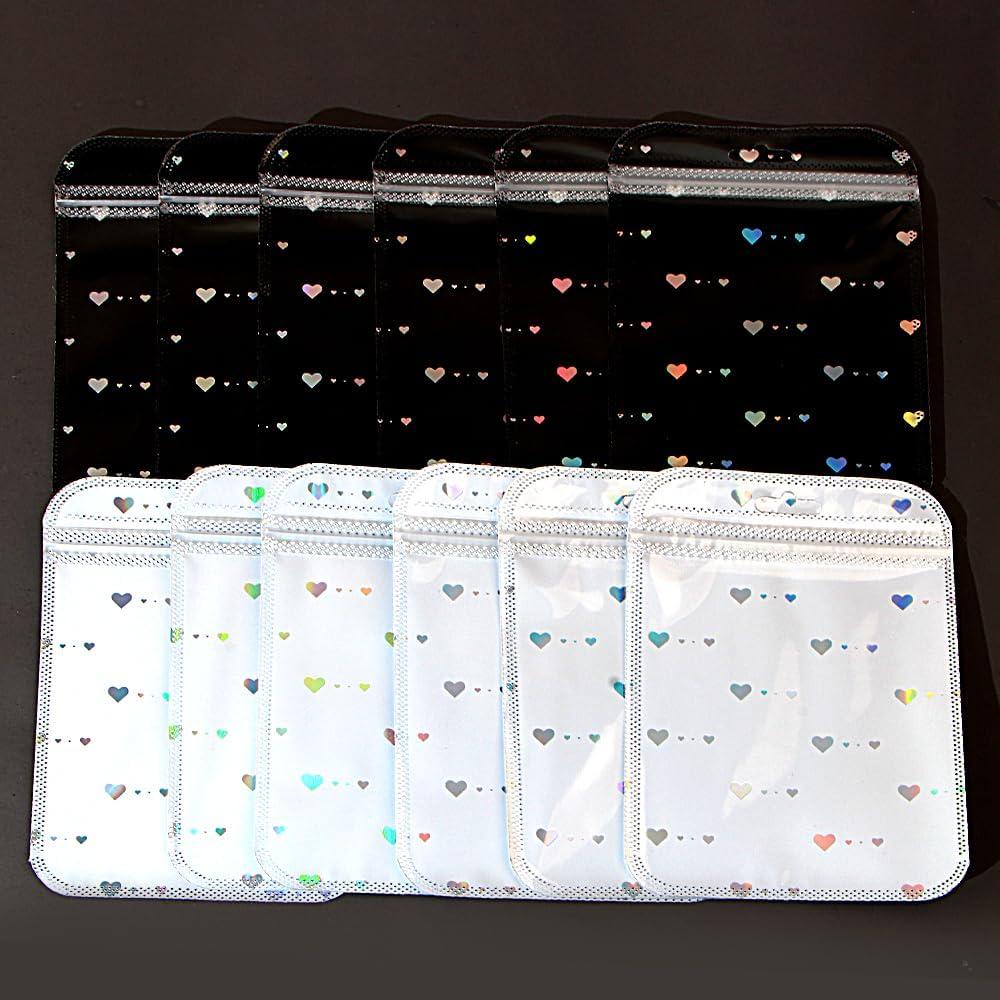 100 Bolsas Mylar Reutilizables Ddayup 10x15 cm Holográficas