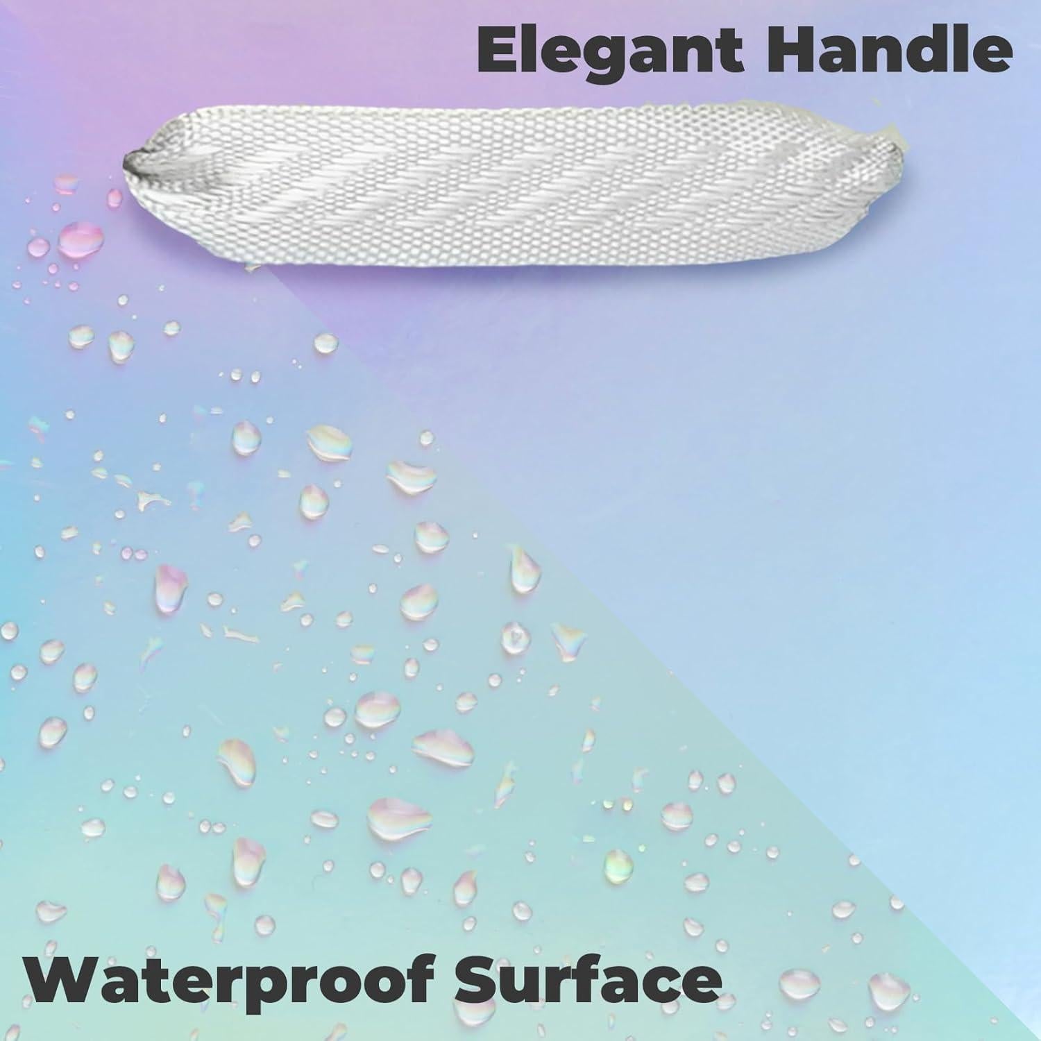 Paquete de 6 Bolsas de Regalo Iridiscentes UnicoPak 15.2x8.1x20.3 cm