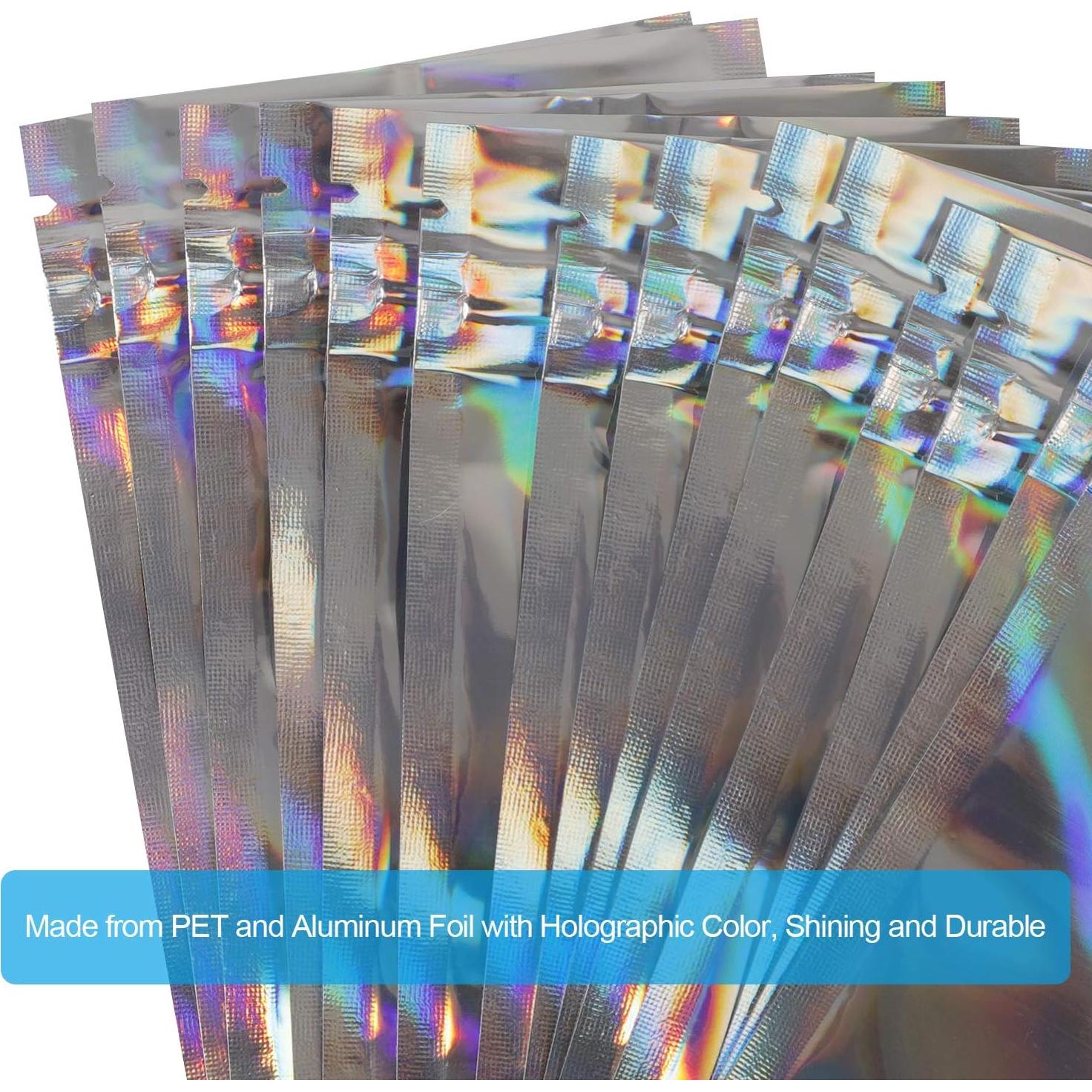 Bolsas Mylar Reutilizables ZOENHOU 300 Pcs 7.62x10.16 cm