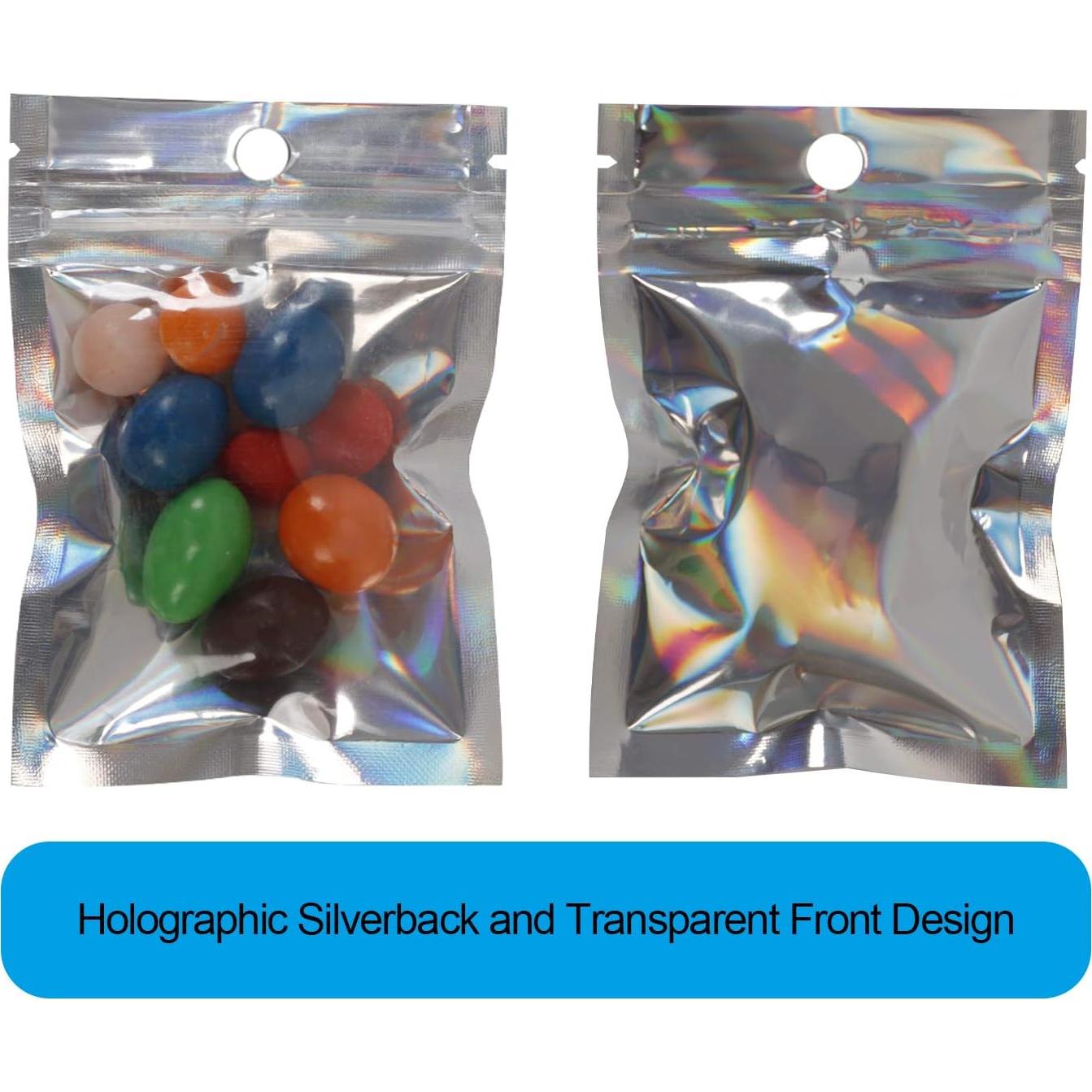 Bolsas Mylar Reutilizables ZOENHOU 300 Pcs 7.62x10.16 cm