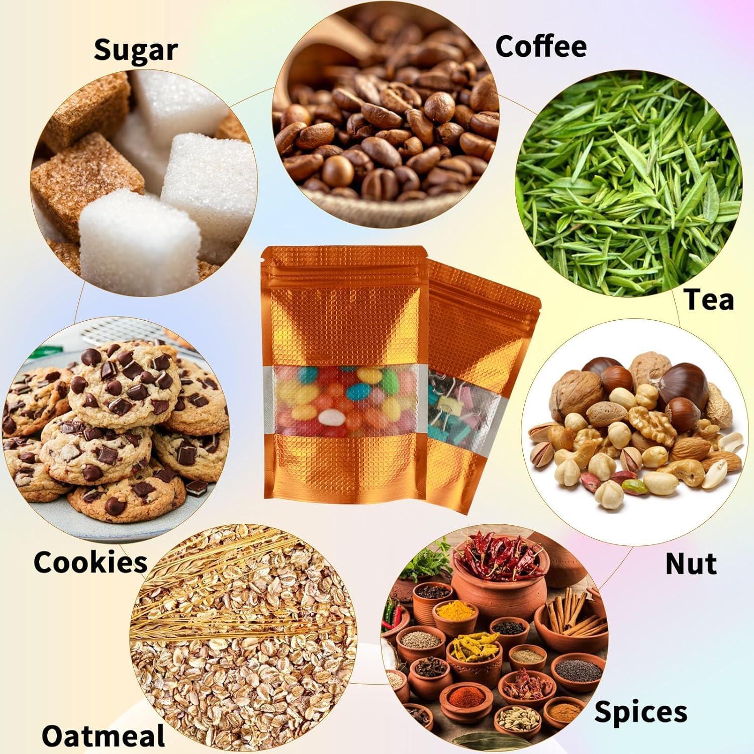 150 Bolsas Mylar Reutilizables 4x6 Circloophs a Prueba de Olores