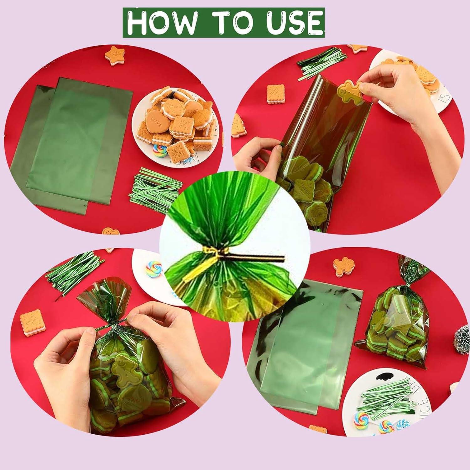 Bolsas de Celofán Iridiscentes Prxififeq 100PC 15x23 cm