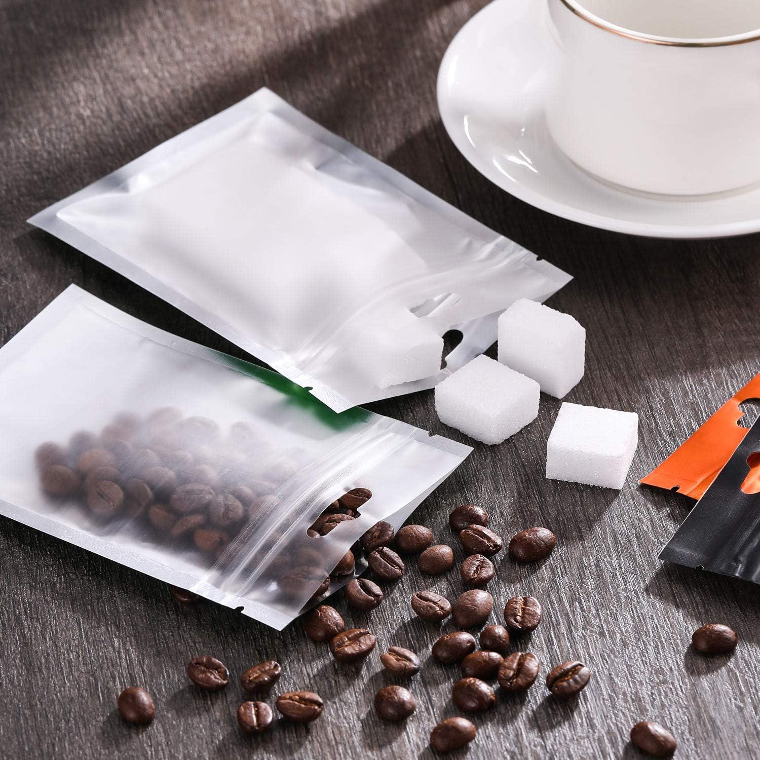 Bolsas de Aluminio Re sellables Hestya 200 Piezas 7x10 cm