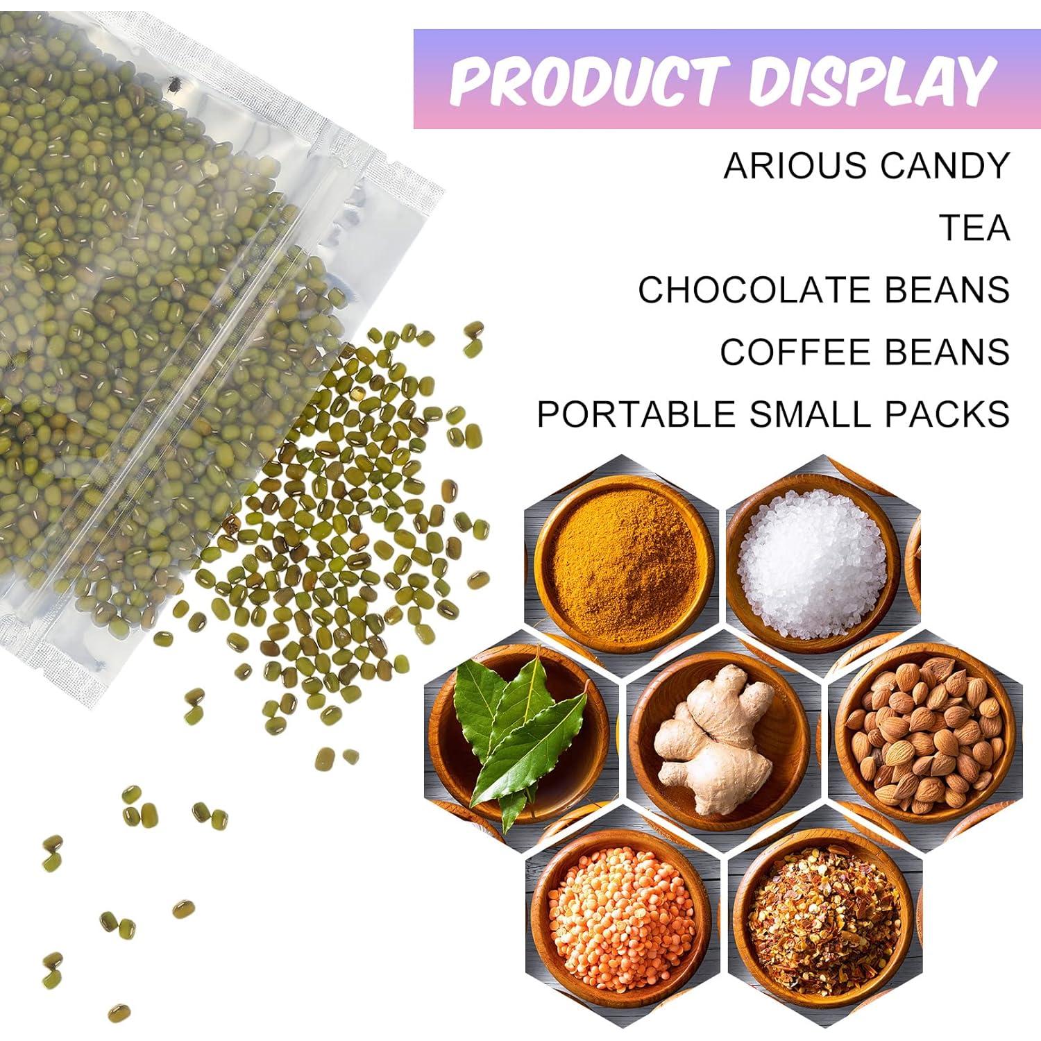 Bolsas de Alimentos Ctosree 200 Pcs 15.24x22.86 cm Resellables