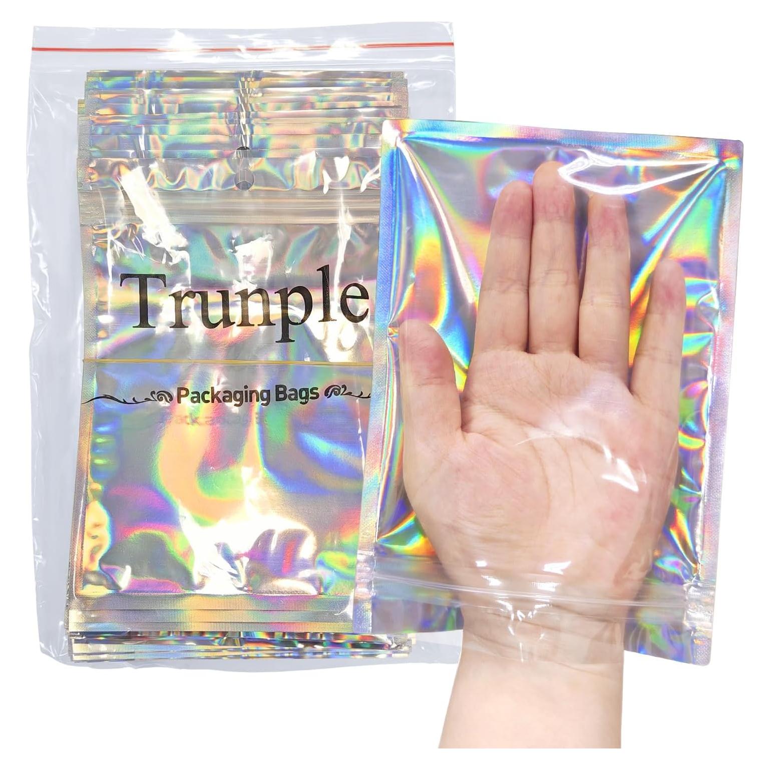 Bolsas Reutilizables Holográficas Trunple 12.7x17.8 cm