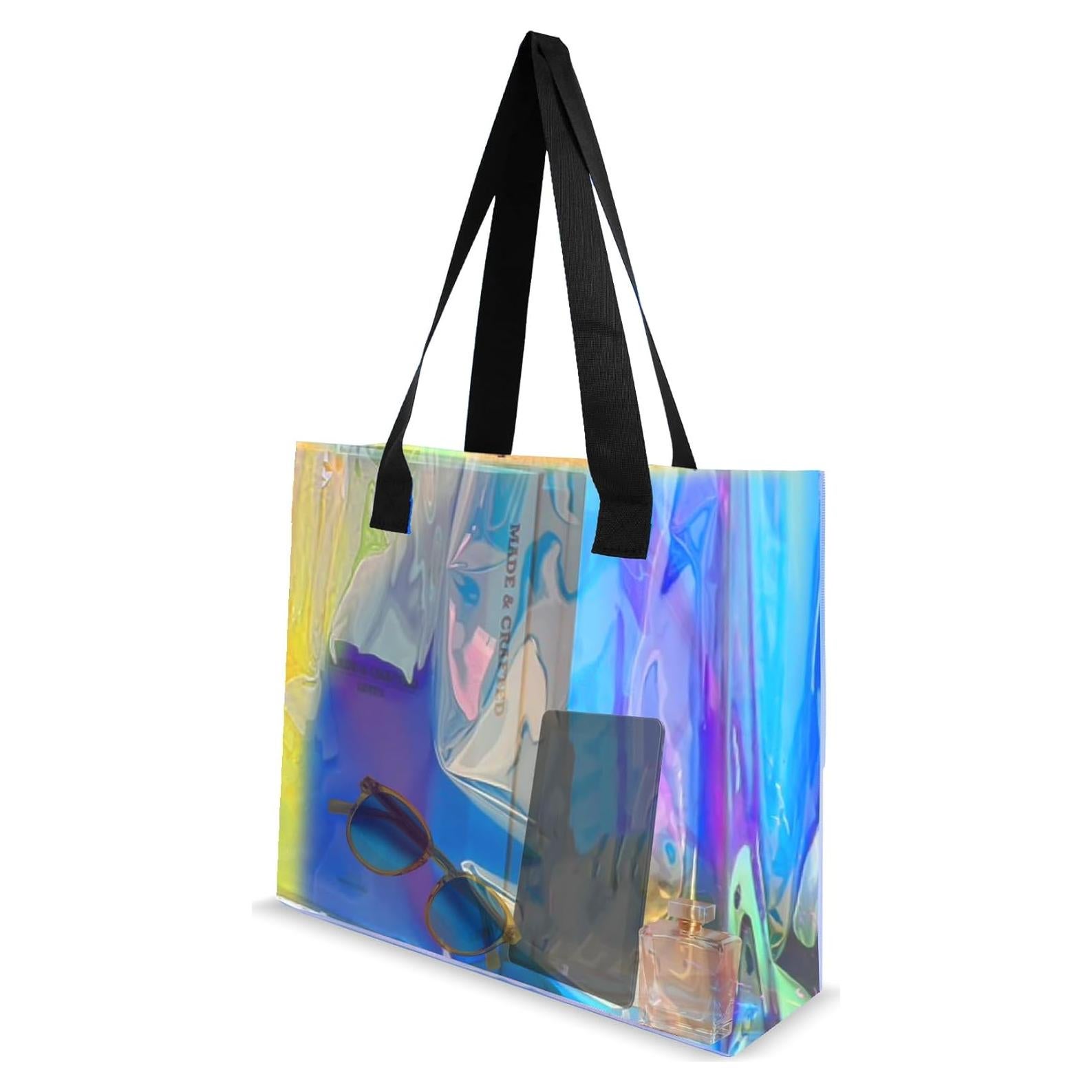 Bolsa Tote Holográfica RAINFLOW 33x10x30cm Reutilizable