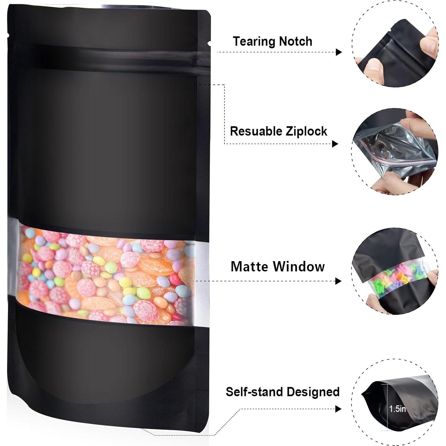 Bolsas Mylar Reutilizables 10x15 cm Olores 120pcs ODDIER