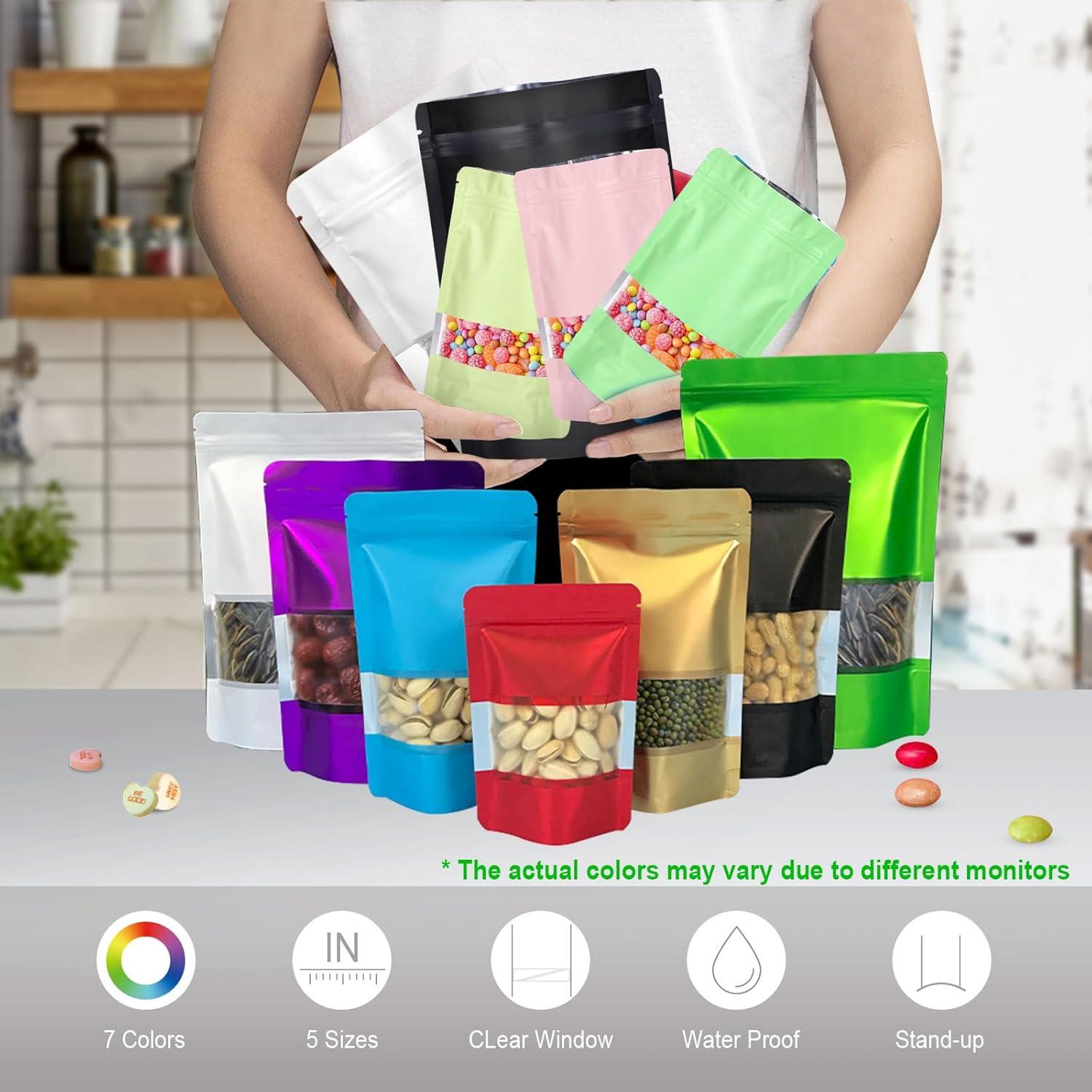 Bolsas Mylar Reutilizables 10x15 cm Olores 120pcs ODDIER