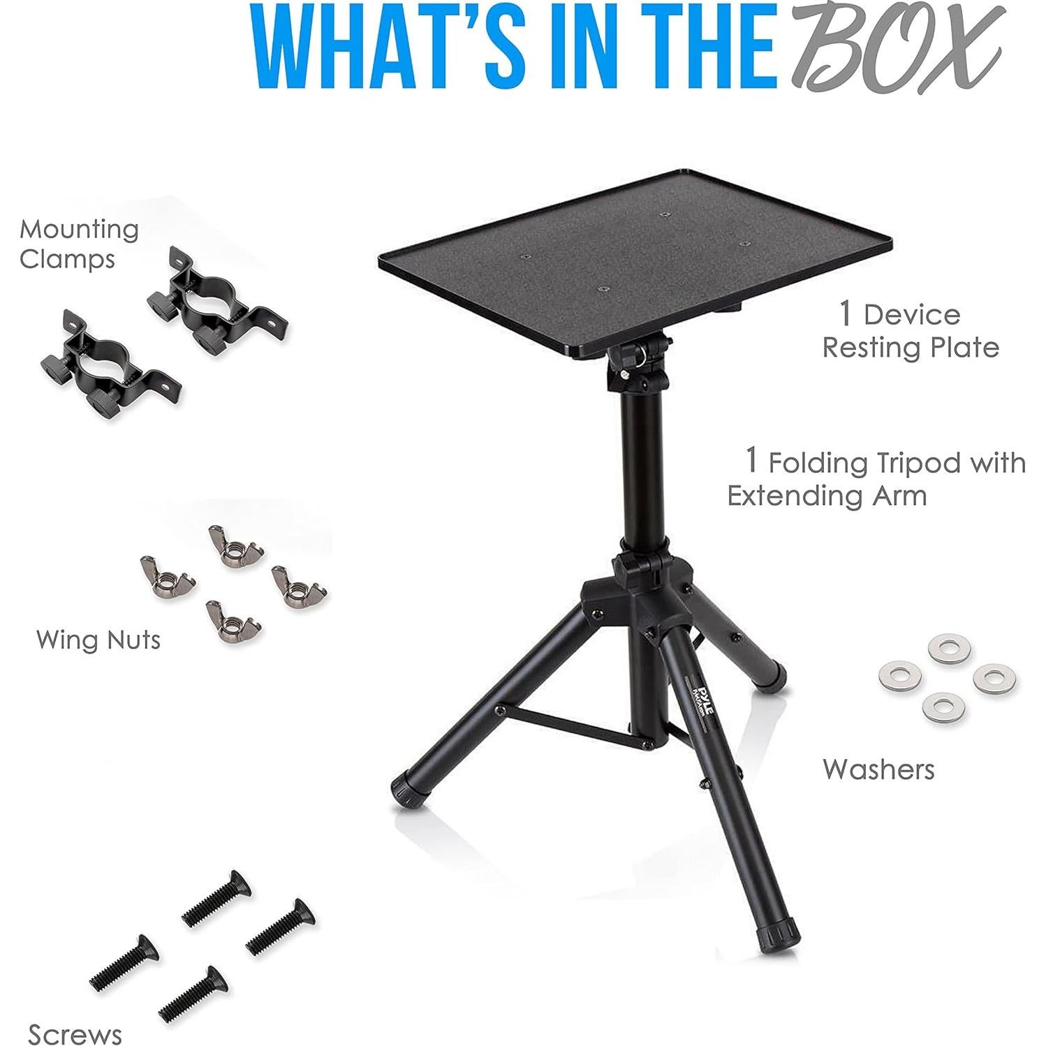 Soporte Universal Pyle PLPTS4.5 para Proyector y Laptop Ajustable