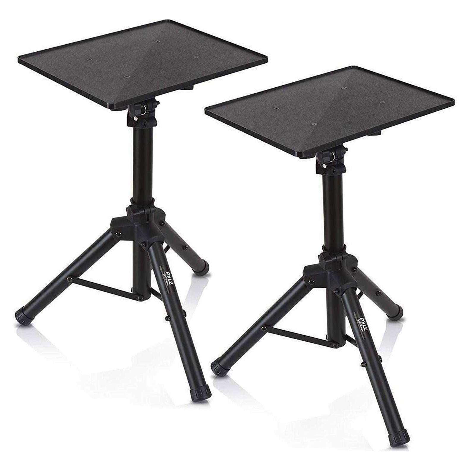 Soporte de trípode ajustable Pyle PLPTS4X2 para laptop y proyector - 2 piezas