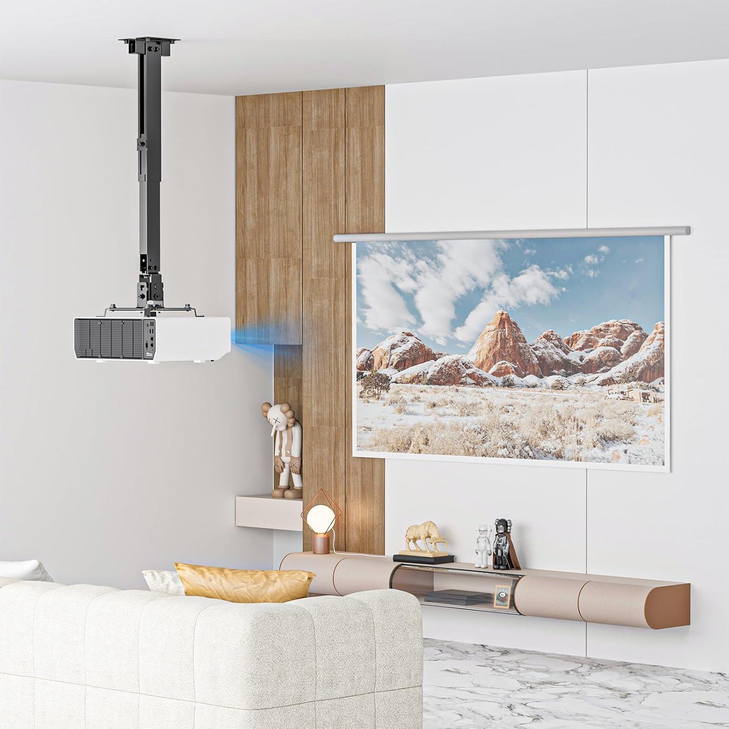 Soporte de Proyector WALI PM-003-B Ajustable Techo/Pared 20kg