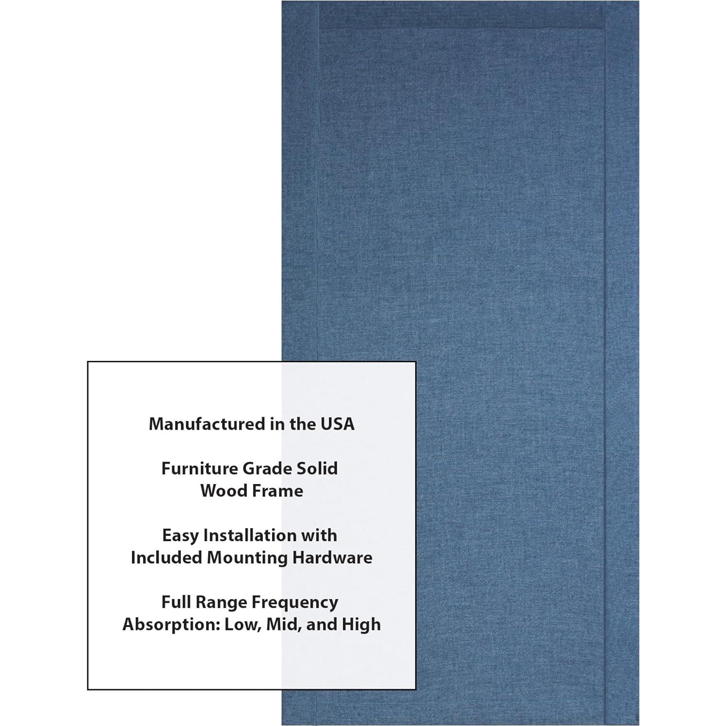 Trampa de Graves ATS Acoustics 61x122 cm Azul Claro