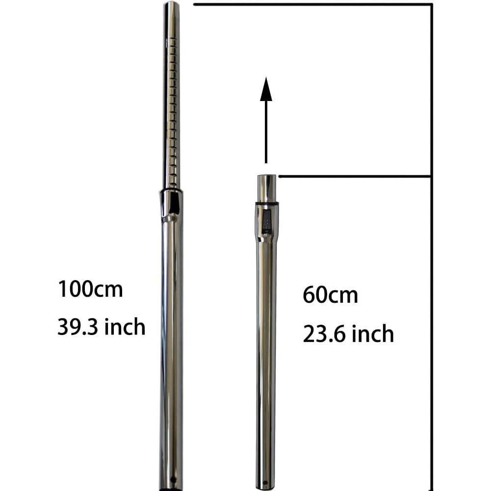 Manguera de Aspiradora IZSOHHOME 99cm Ajustable 32mm Cromada
