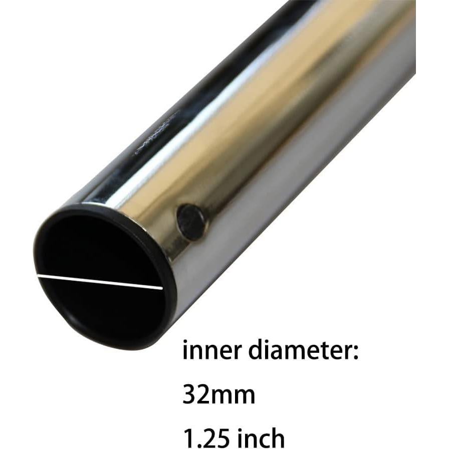 Manguera de Aspiradora IZSOHHOME 99cm Ajustable 32mm Cromada