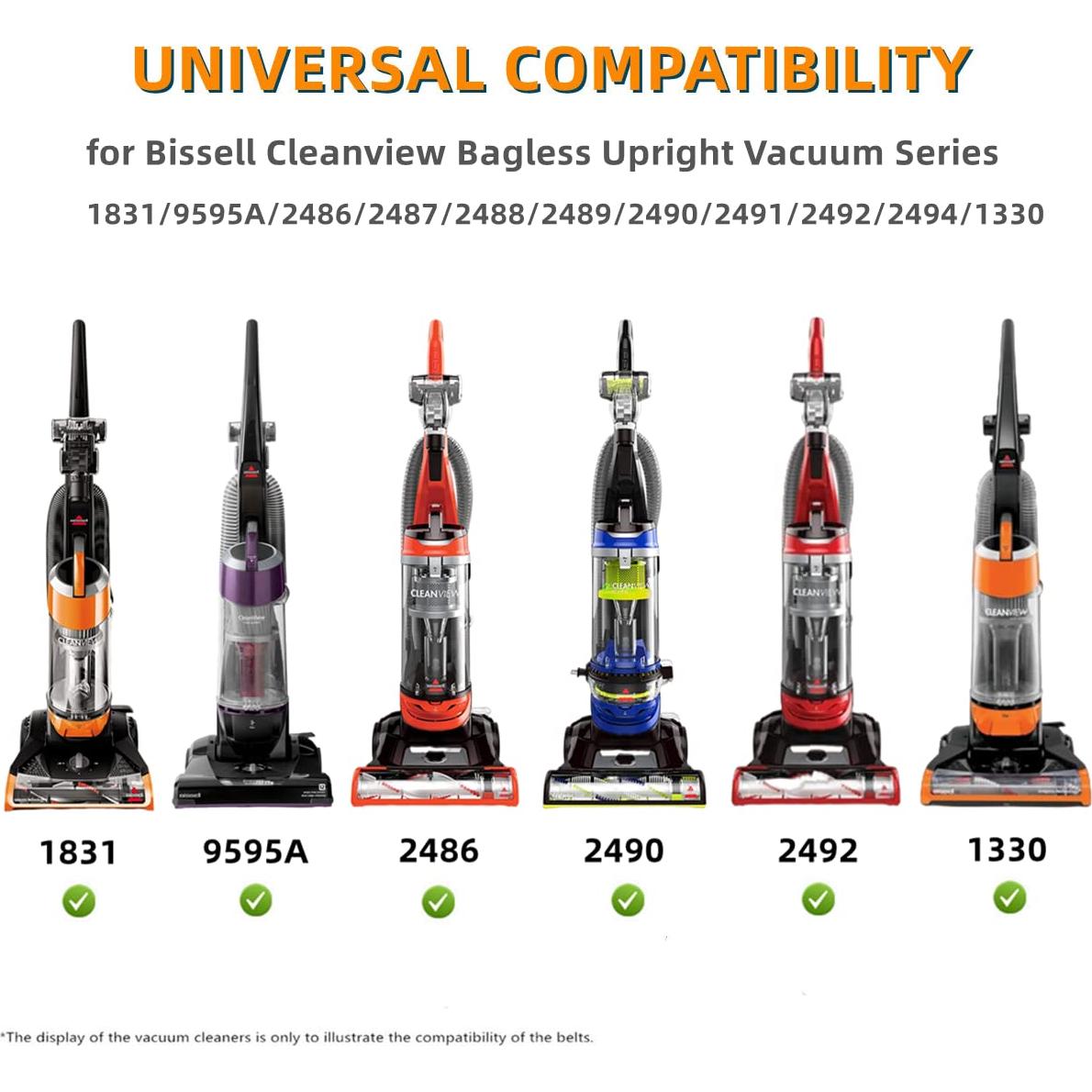 Correas de Reemplazo Bissell Cleanview 2 Unidades