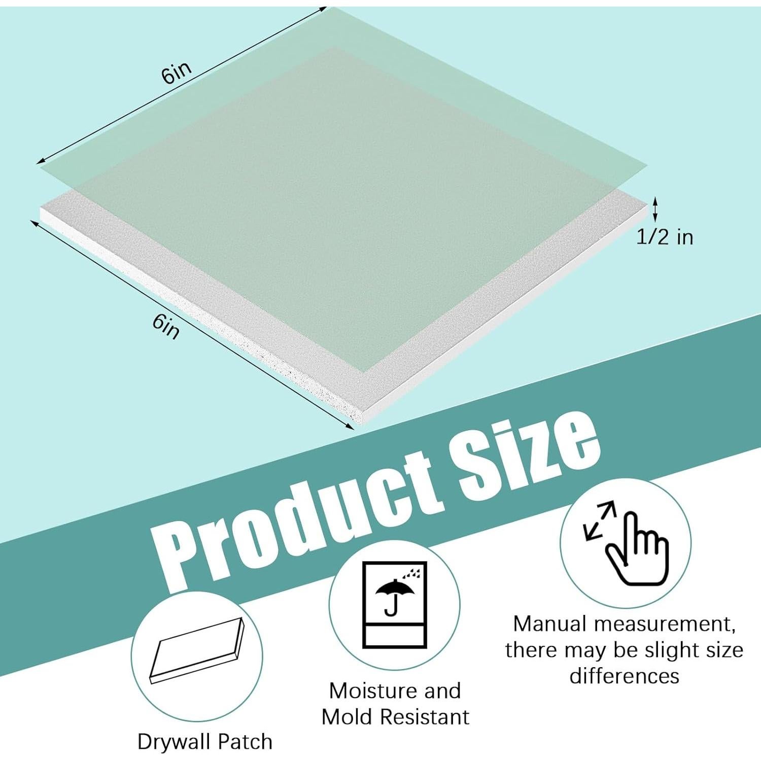 Kit de Reparación de Yeso Amylove 4 Piezas Verde 15.24 cm