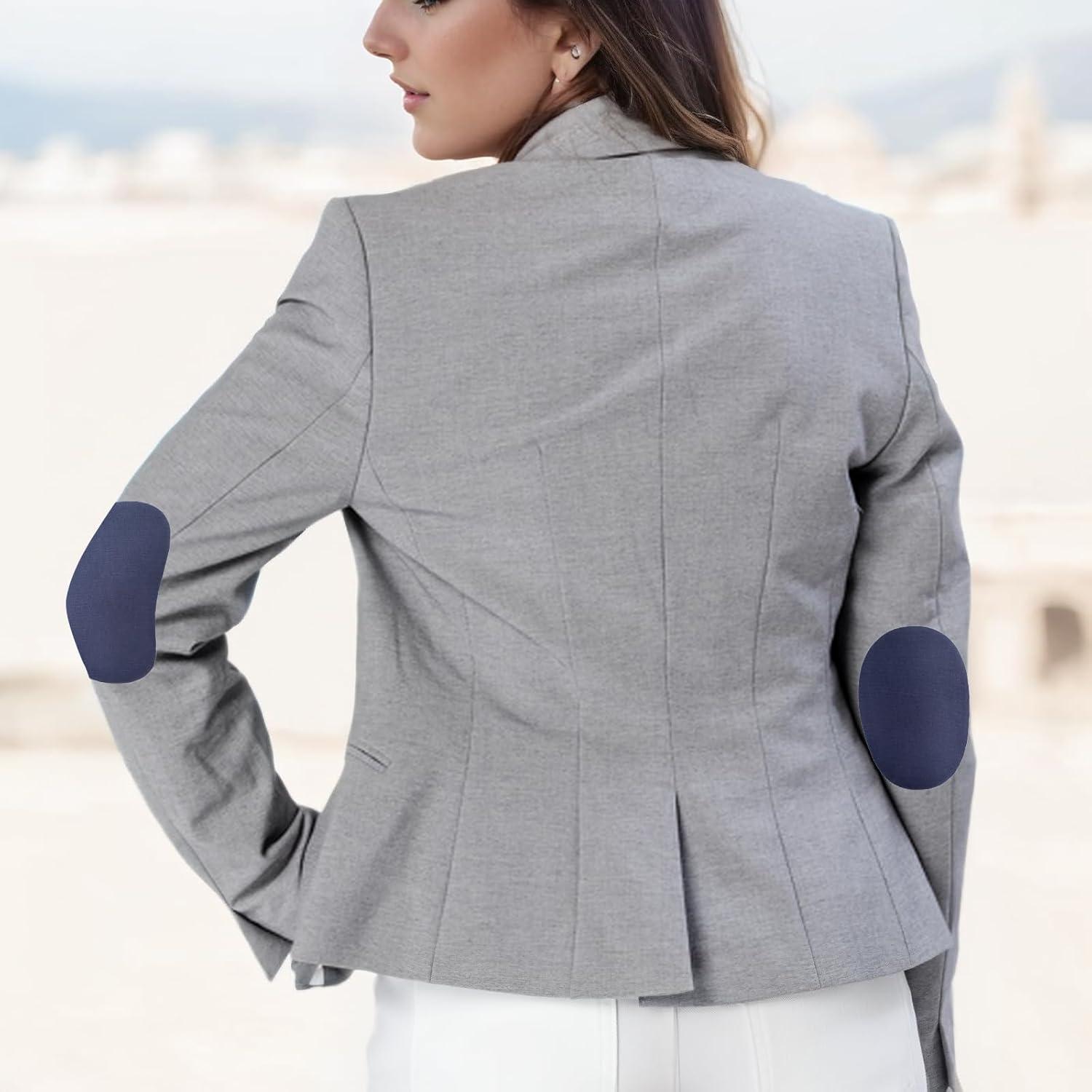 10 Parches Ovalados de Suede Beibunhn para Planchar 11x14 cm