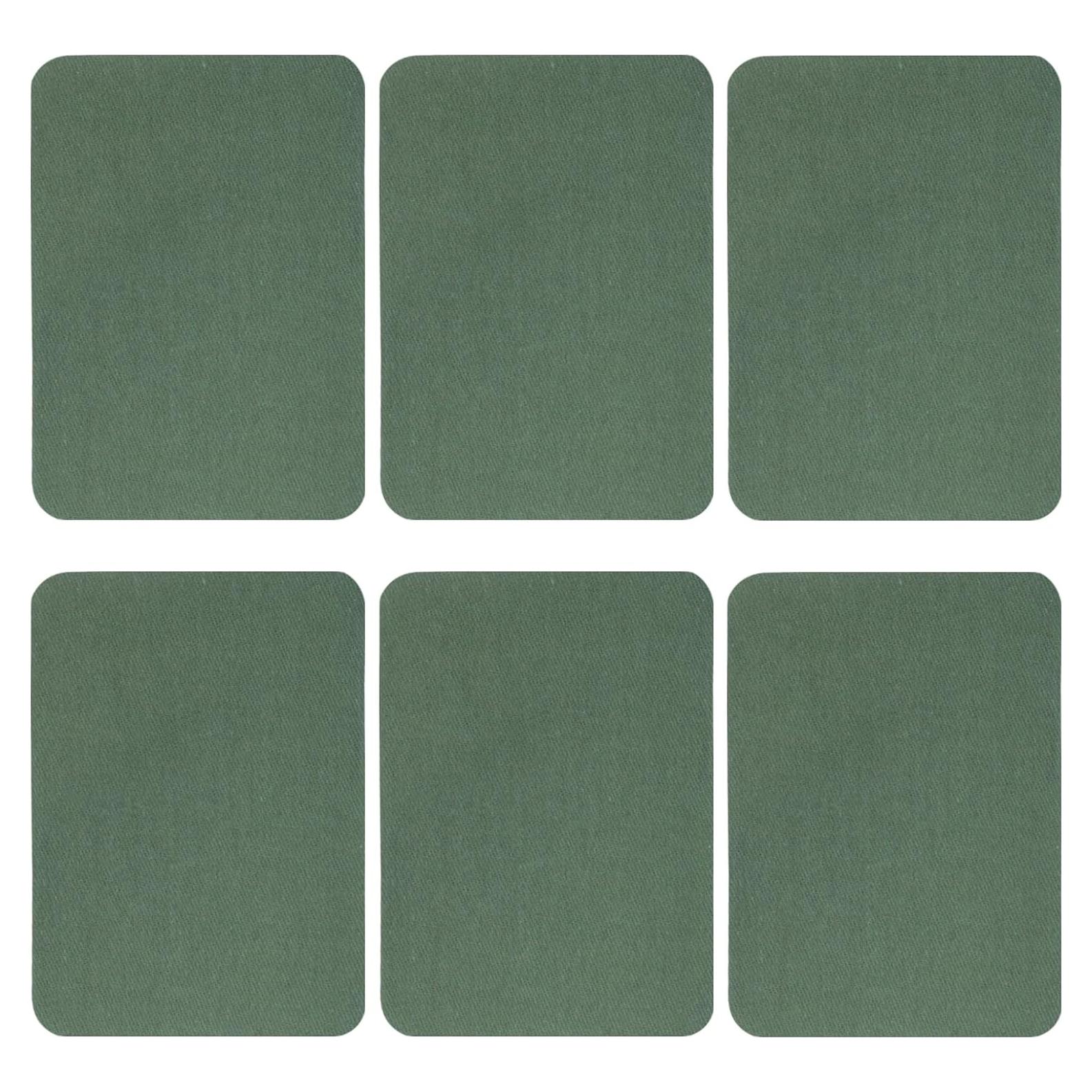 Parche Termoadhesivo de Algodón Verde Seimneire - 6 Piezas