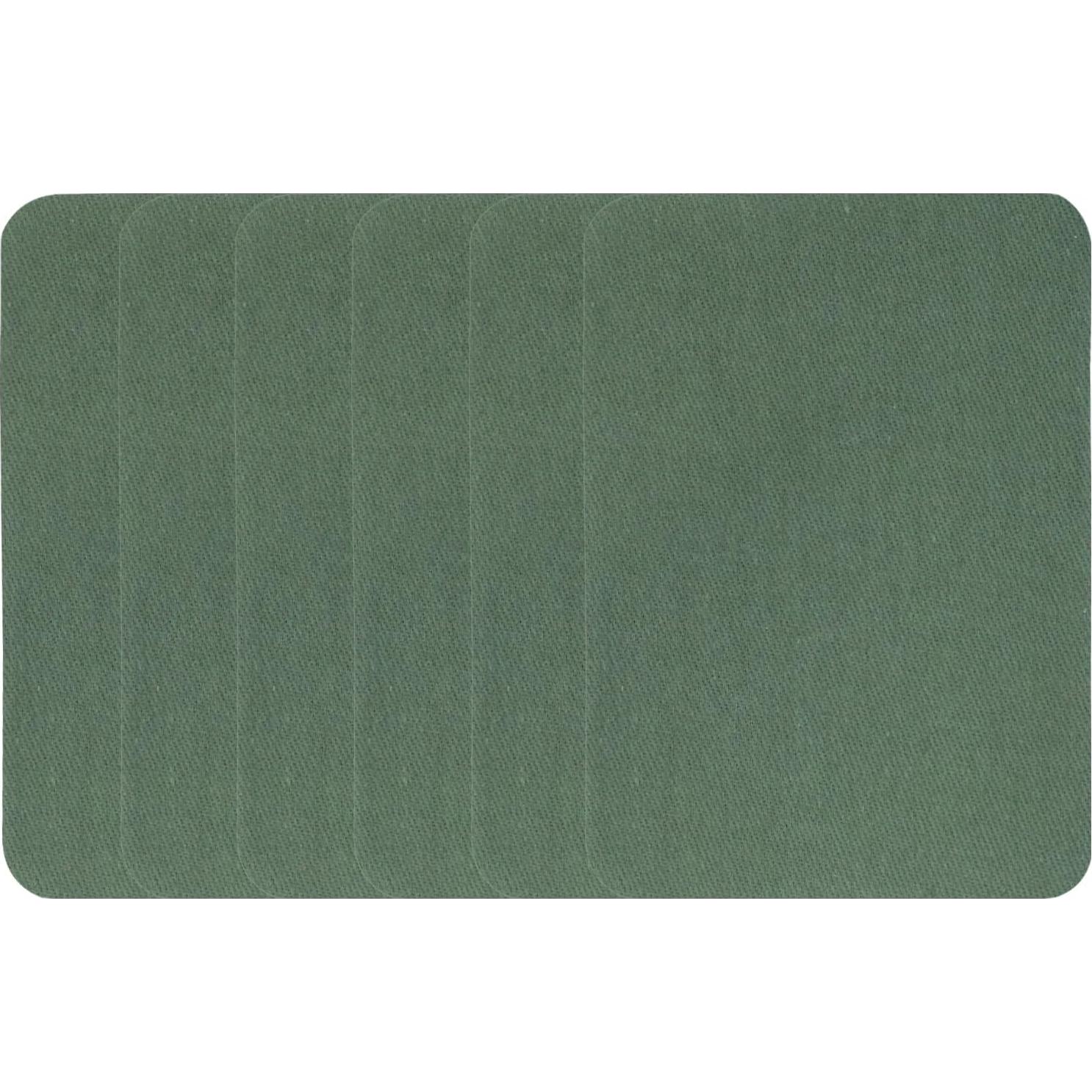 Parche Termoadhesivo de Algodón Verde Seimneire - 6 Piezas