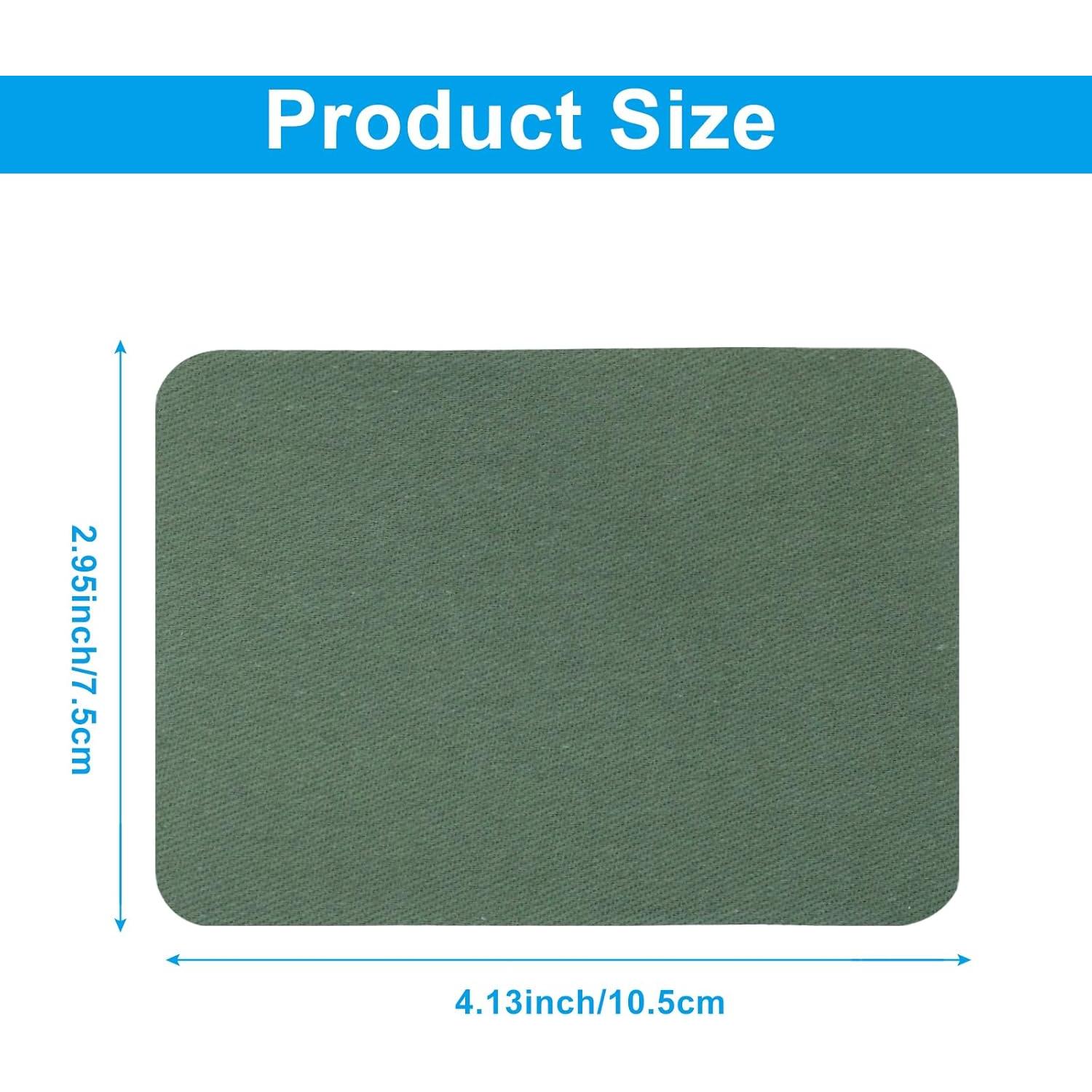 Parche Termoadhesivo de Algodón Verde Seimneire - 6 Piezas