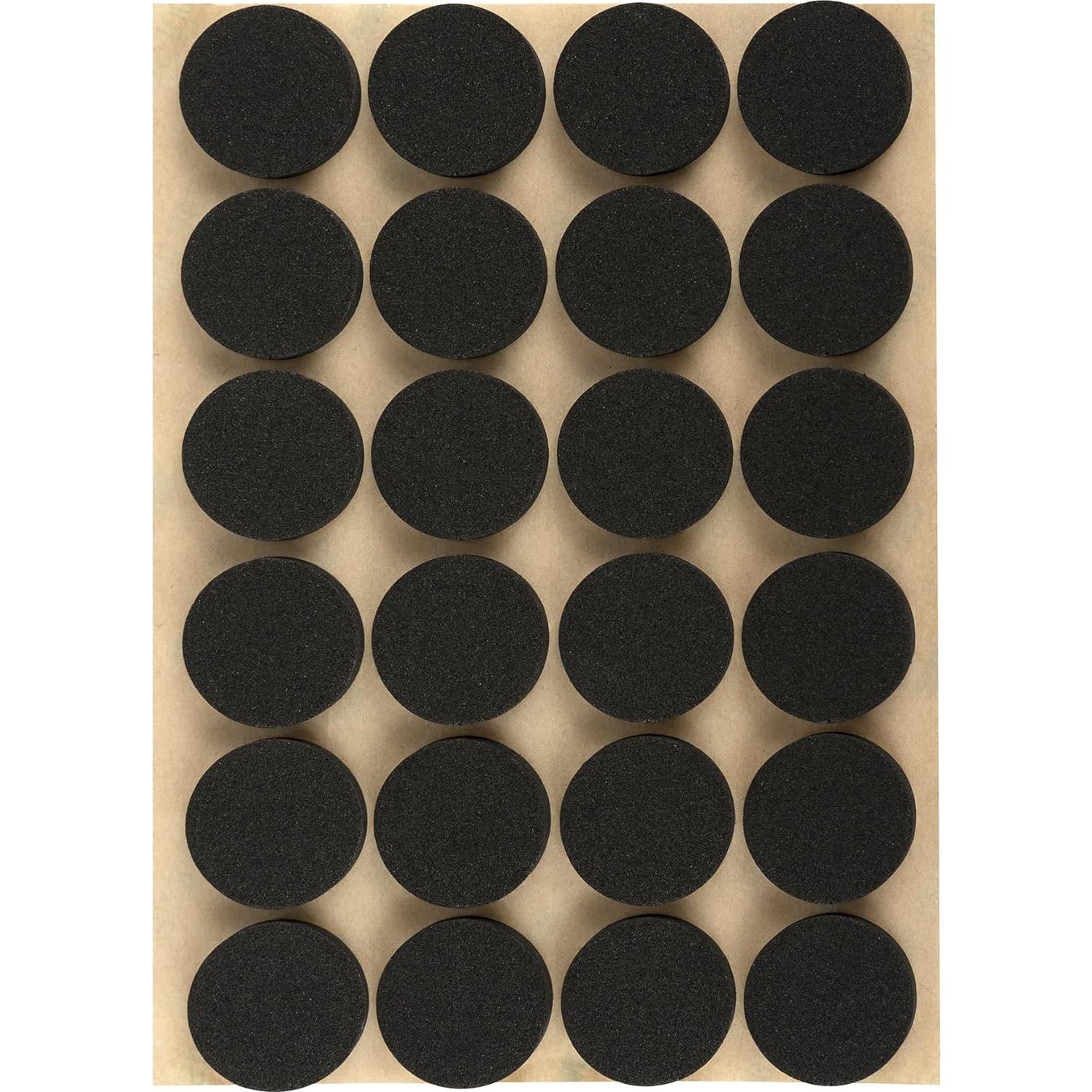 Almohadillas de espuma EVA 25mm 3M autoadhesivas 96 unidades - Negro