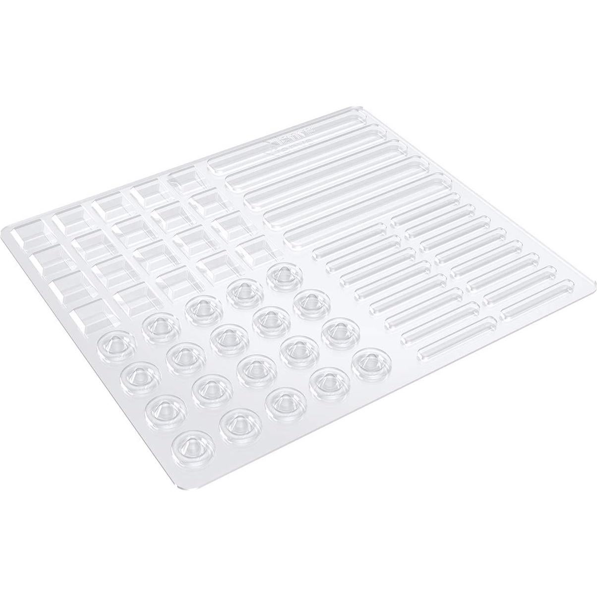 Bumpers para Puertas de Gabinete Xfenvs 61 Piezas Transparente