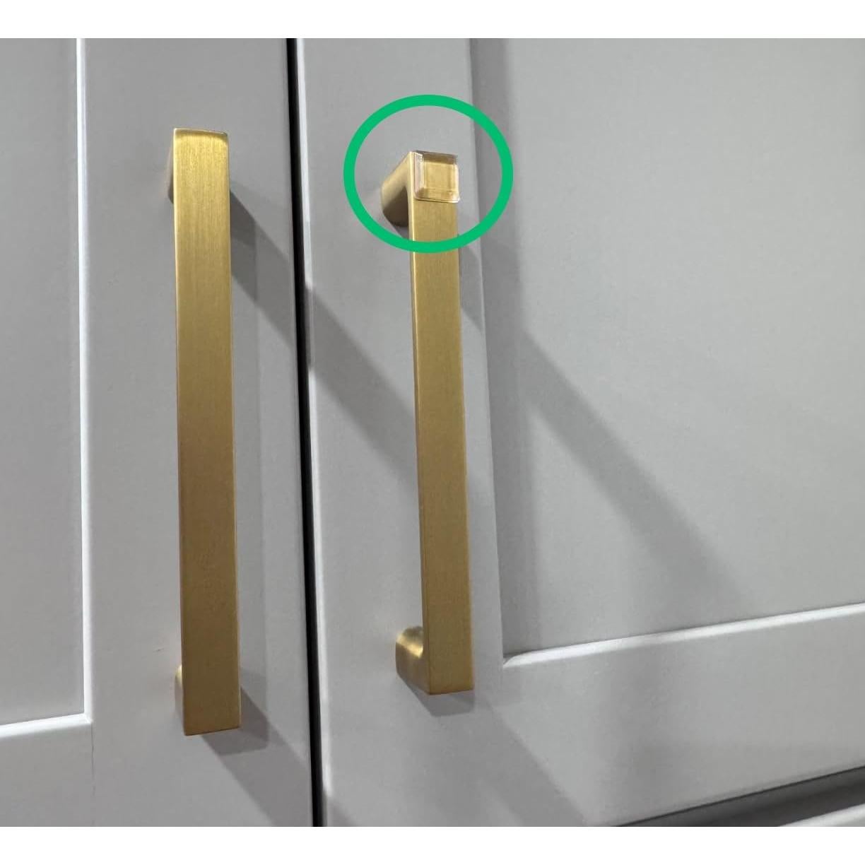 Bumpers para Puertas de Gabinete Xfenvs 61 Piezas Transparente