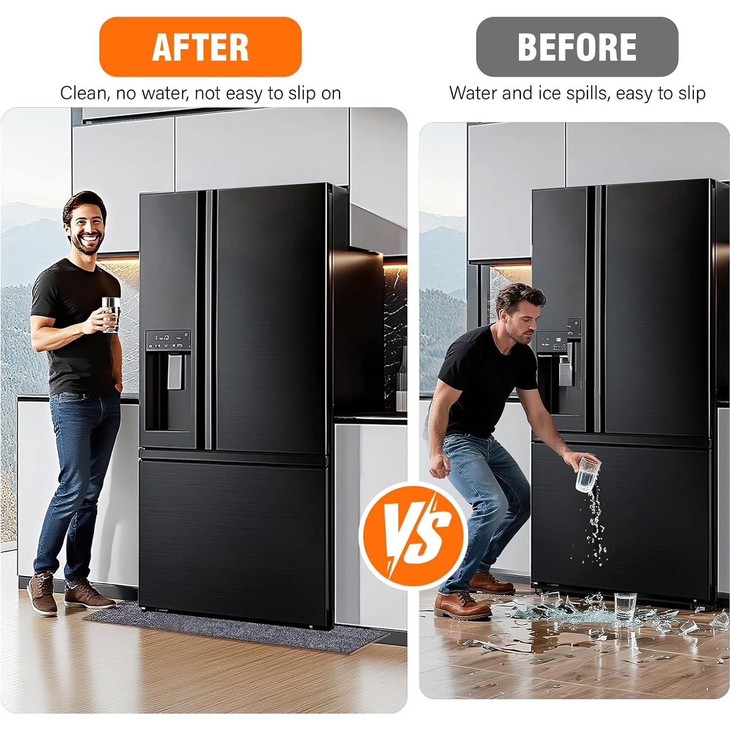 Alfombrillas Antideslizantes para Refrigerador LILXIU 2PCS 95x22cm