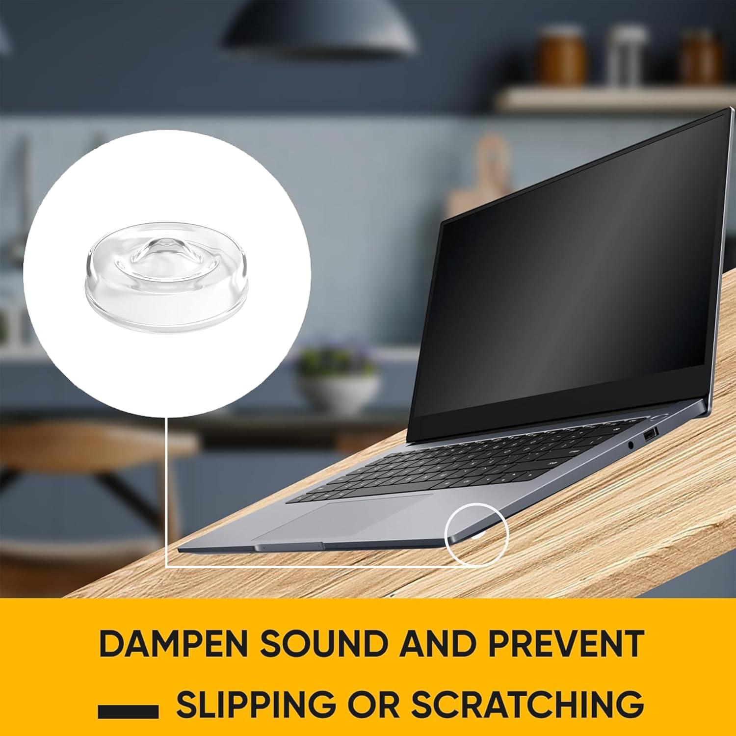 Bumpers de Silicona Transparentes Vellax - 74 Piezas Reductores de Ruido