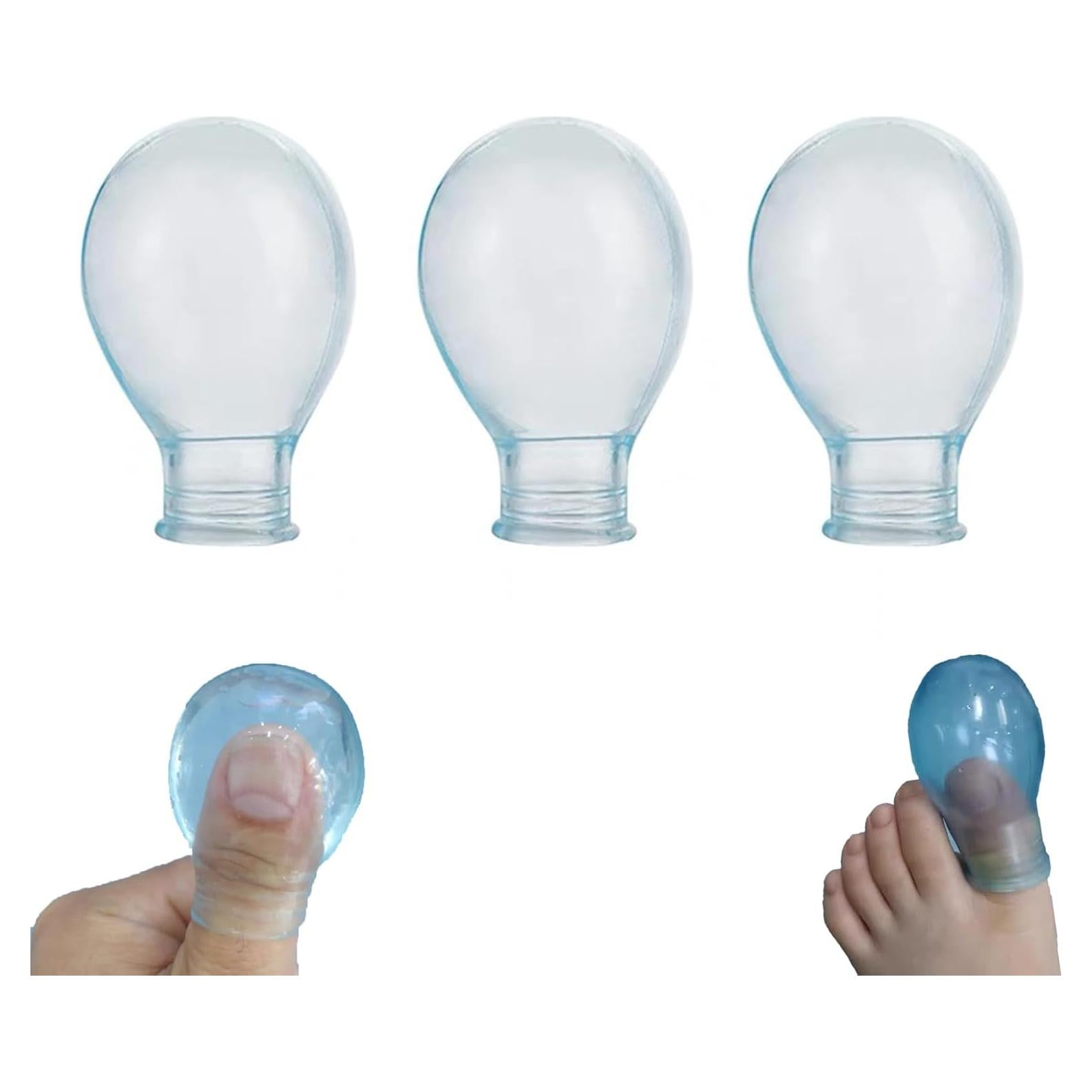 Protectores de Dedos Impermeables Givam - 2 Pequeños y 1 Grande