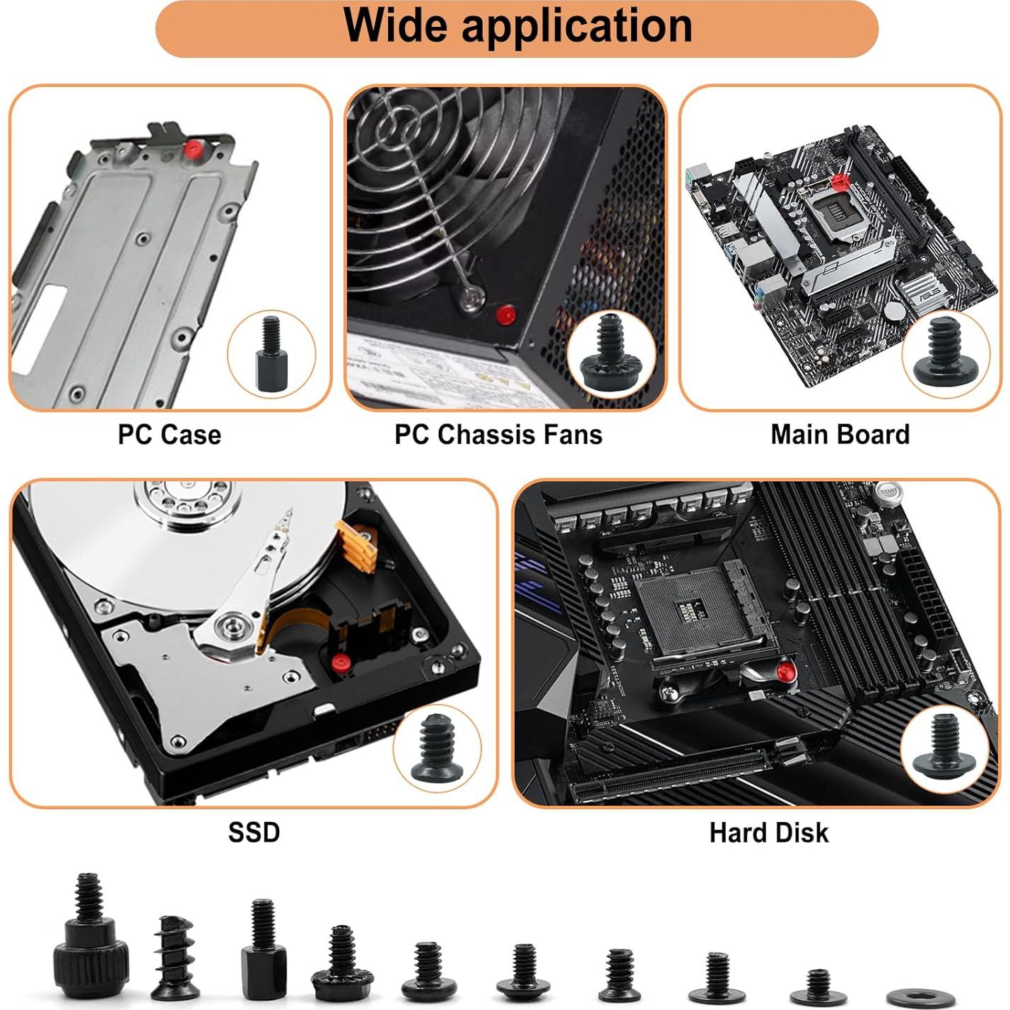 Kit de Tornillos para PC TVINLIK 420 Piezas M2 M2.5 M3 M5
