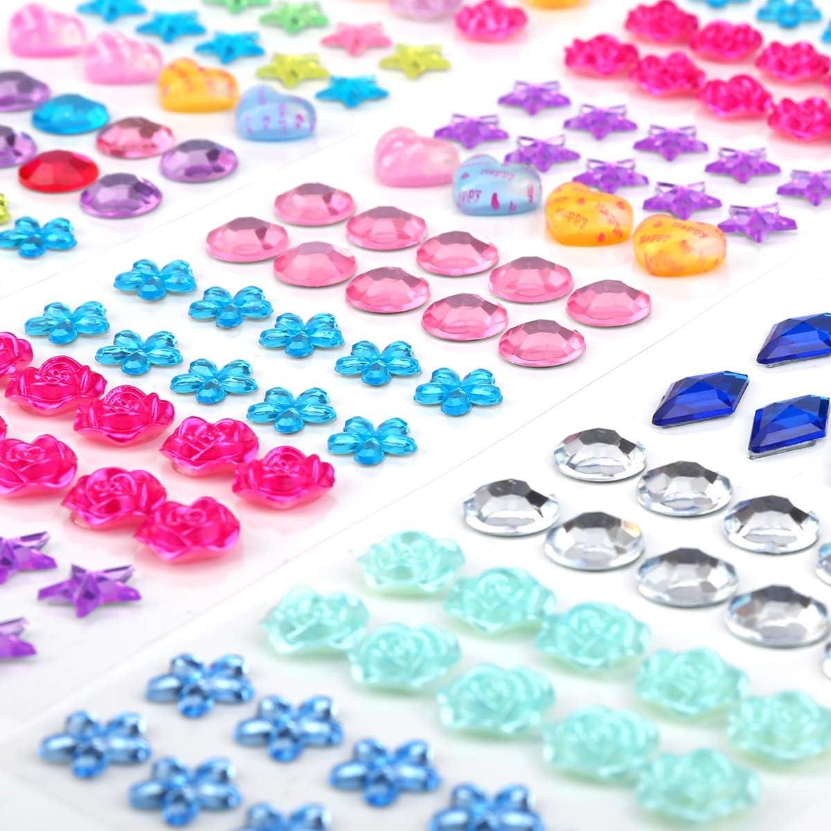Kit de Rhinestones Autoadhesivos PHOGARY 870pcs Multicolor