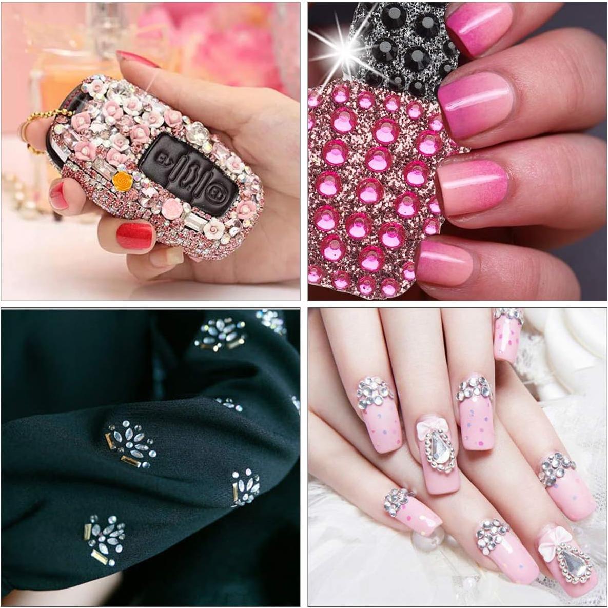 Kit de Rhinestones Autoadhesivos PHOGARY 870pcs Multicolor