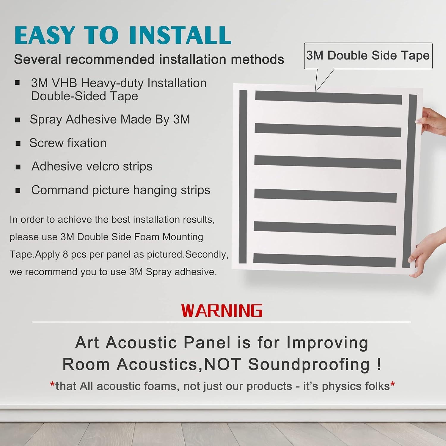 Paneles Acústicos Decorativos Ruonin.X 182.88x121.92cm Vela de Carreras
