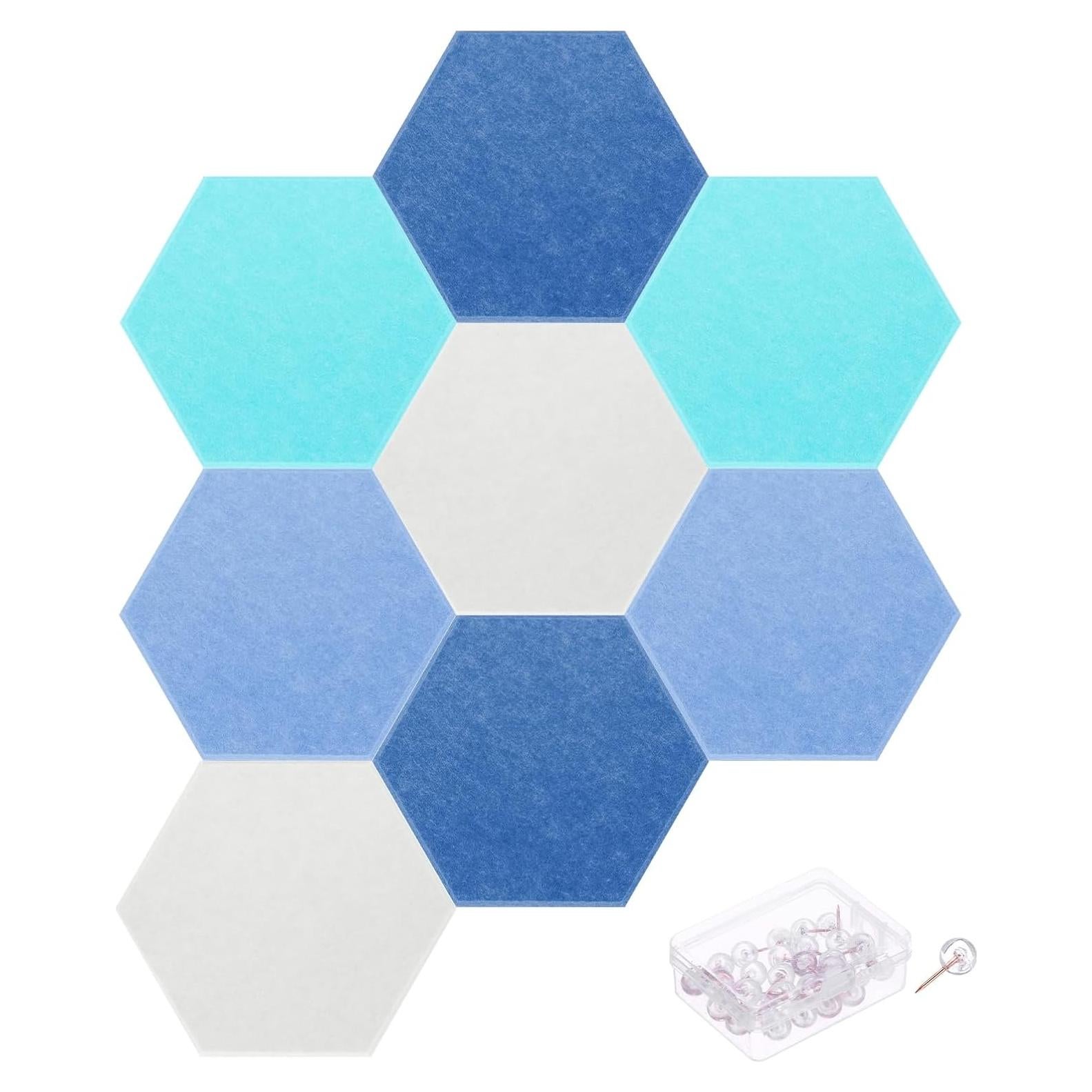 Paneles Acústicos Hexagonales MECCANIXITY 30x26cm B1 Ignífugos