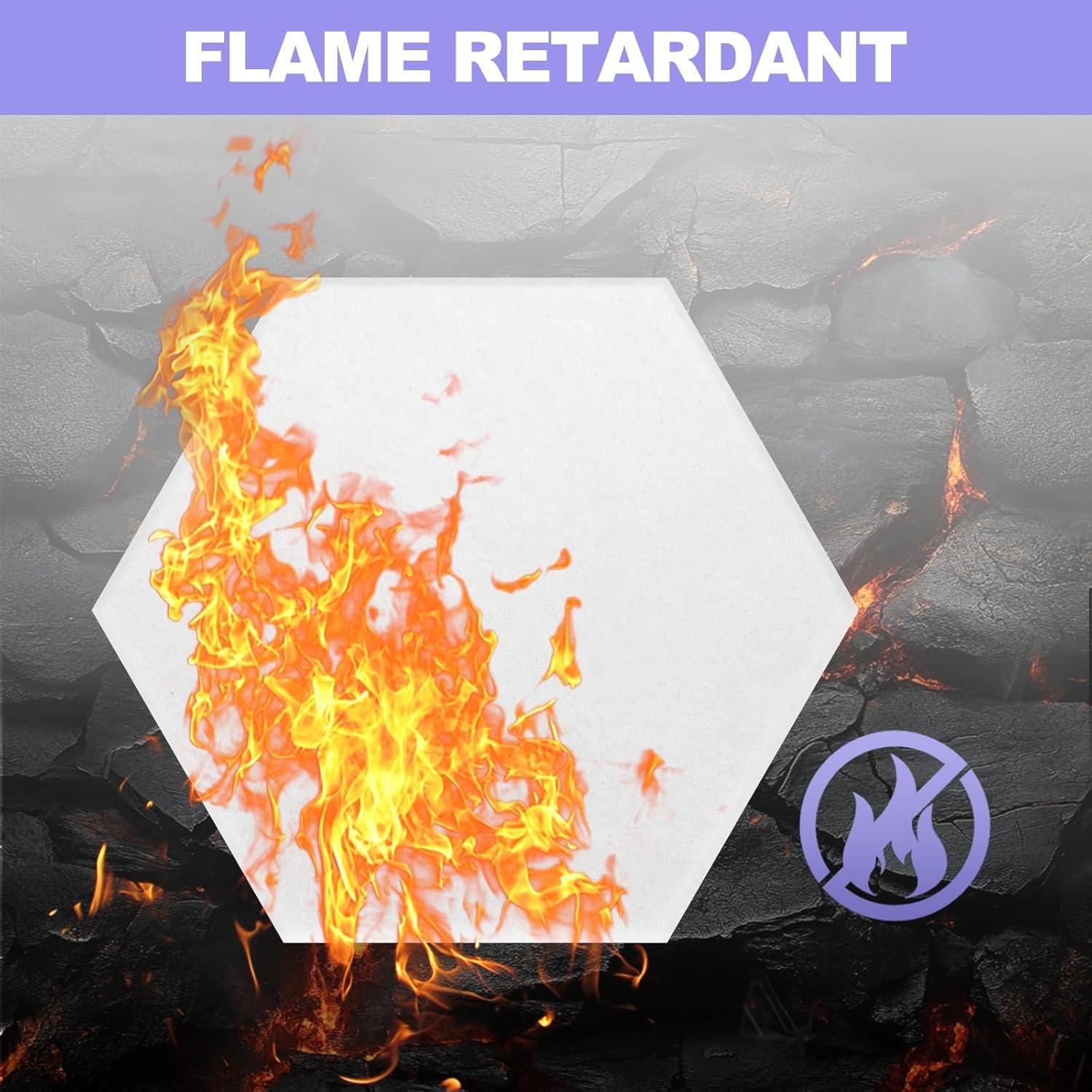 Paneles Acústicos Hexagonales MECCANIXITY 30x26cm B1 Ignífugos